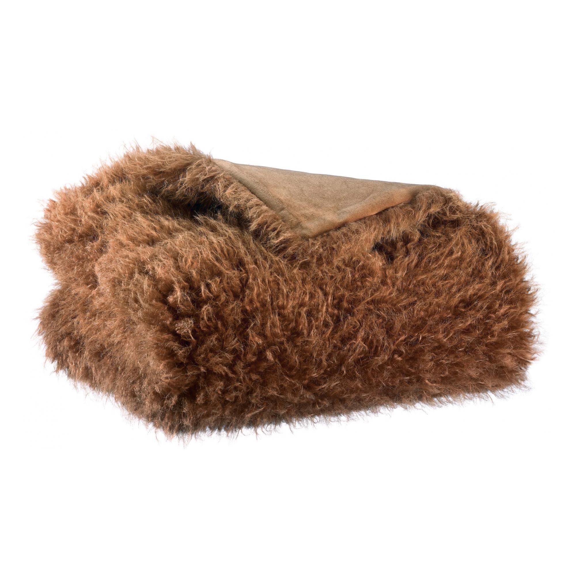 Plaid Betani Acajou 130 x 160