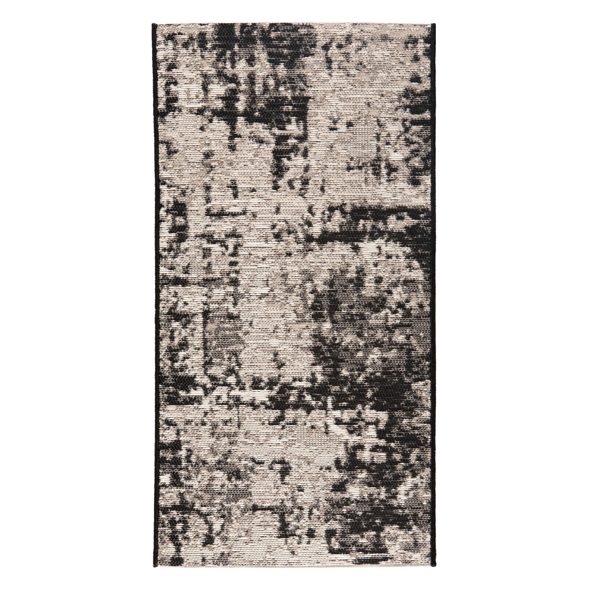 Tapis Catania 2 outdoor Noir 60 x 110
