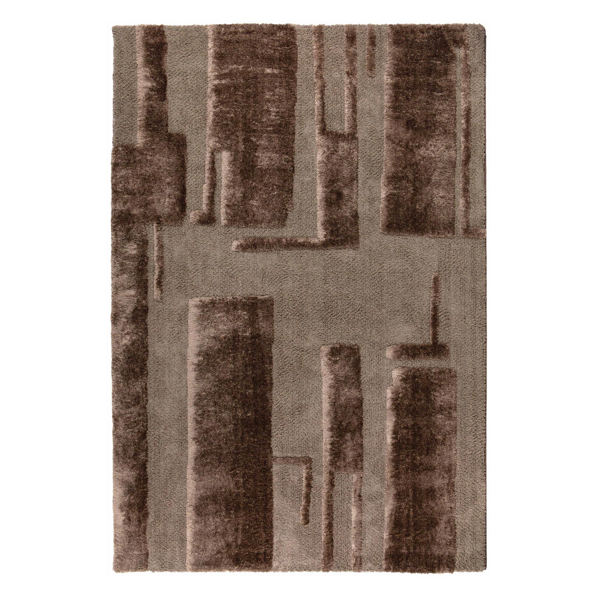 Tapis recyclé Louka Noisette 160 x 230 x 2