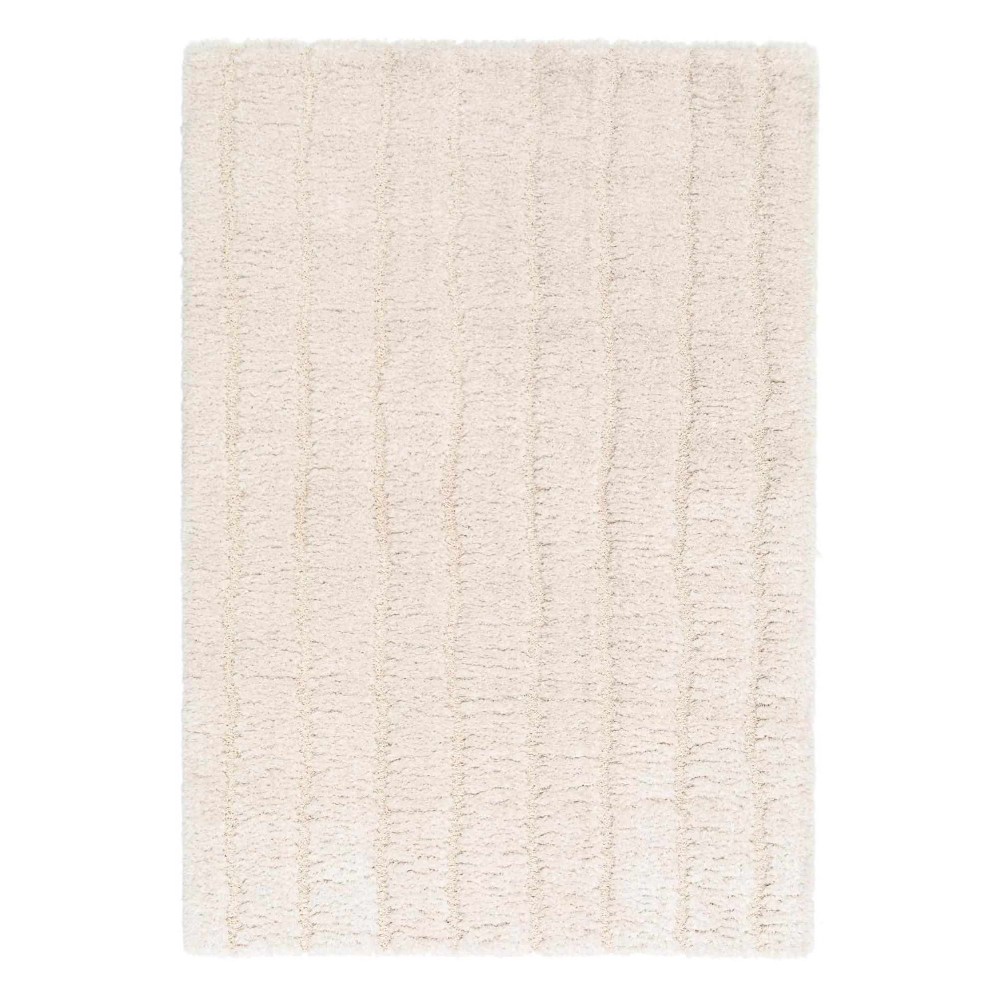 Tapis recyclé Maël Neige 120 x 170