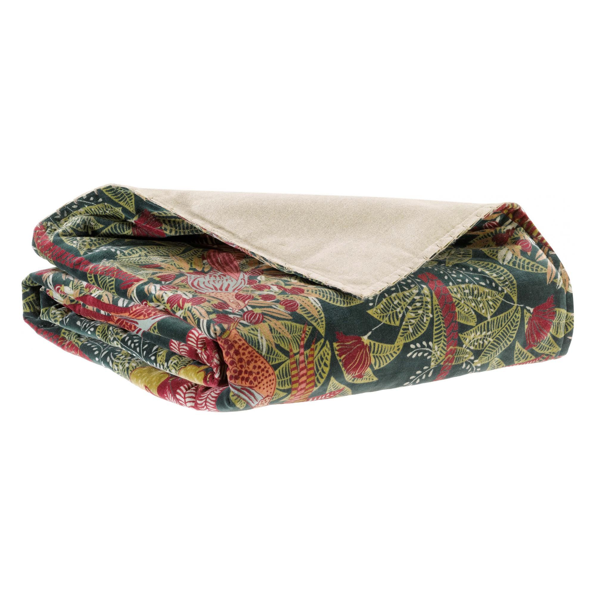 Edredon imprimé Ewan Multico 85 x 200