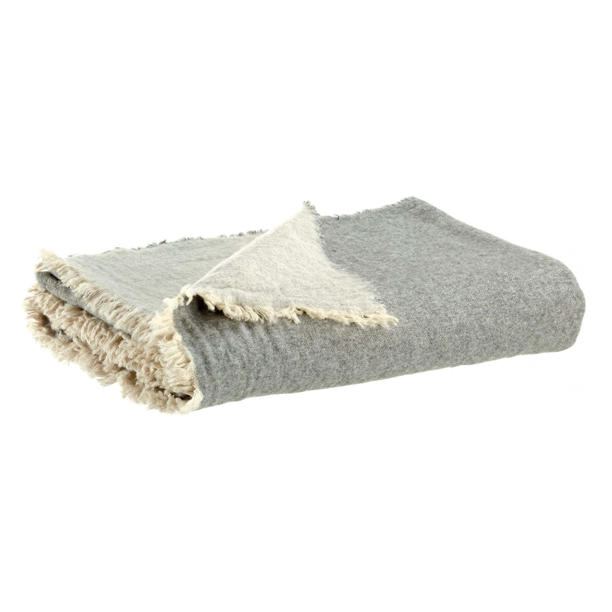 Plaid recyclé Bruna Perle 130 x 180