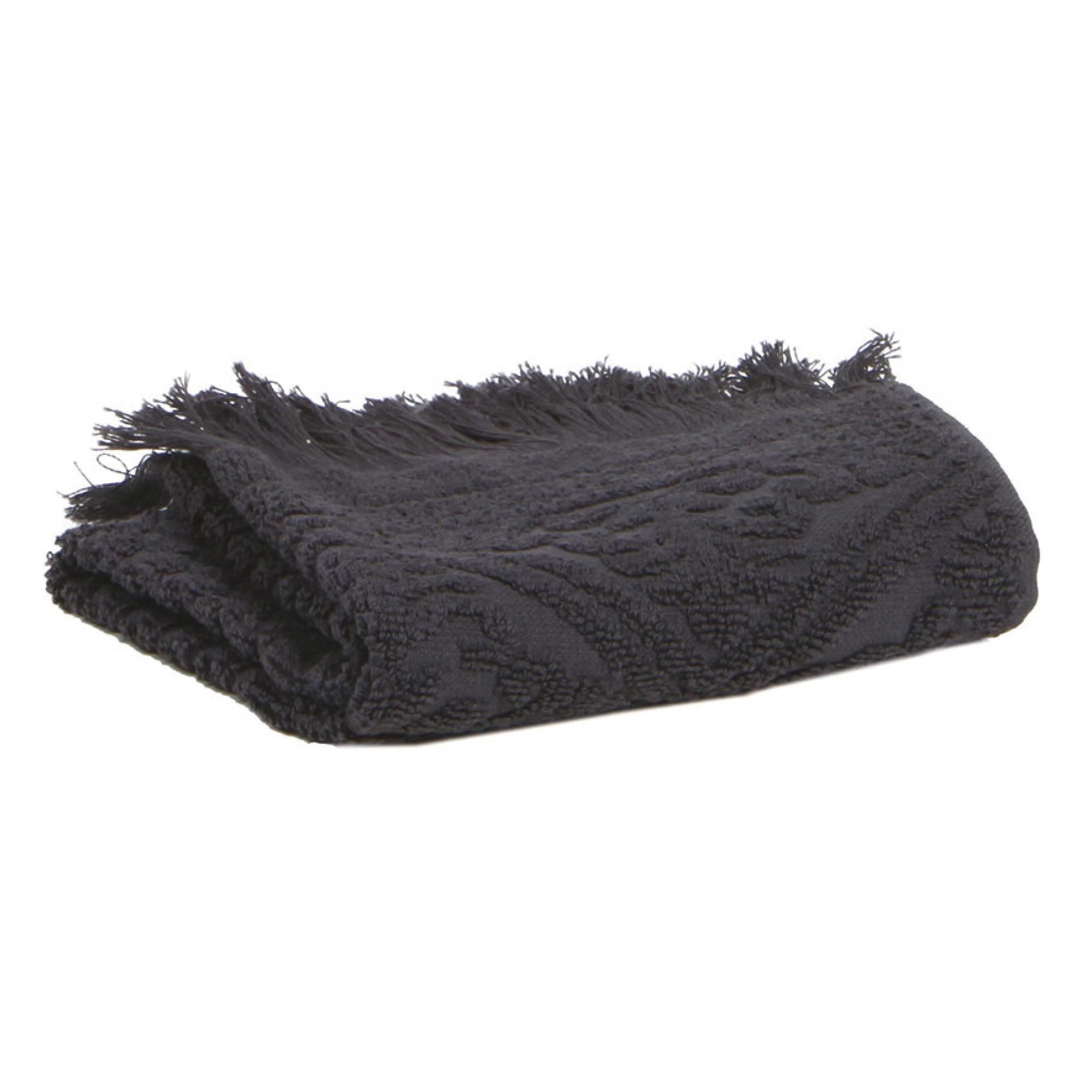 Serviette de toilette Zoé Carbone 50 X 100