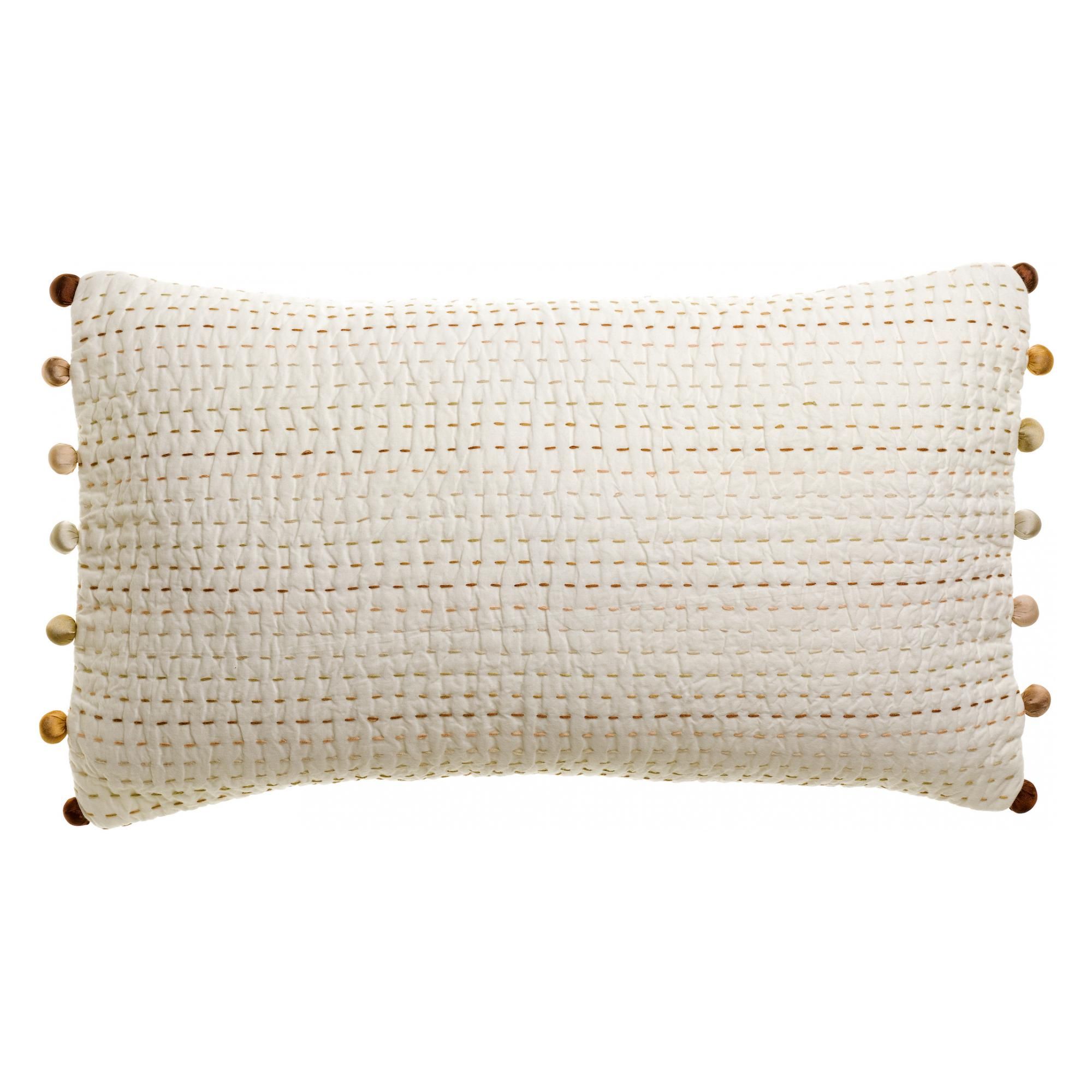Coussin uni Gastounet Sienne 30 x 50