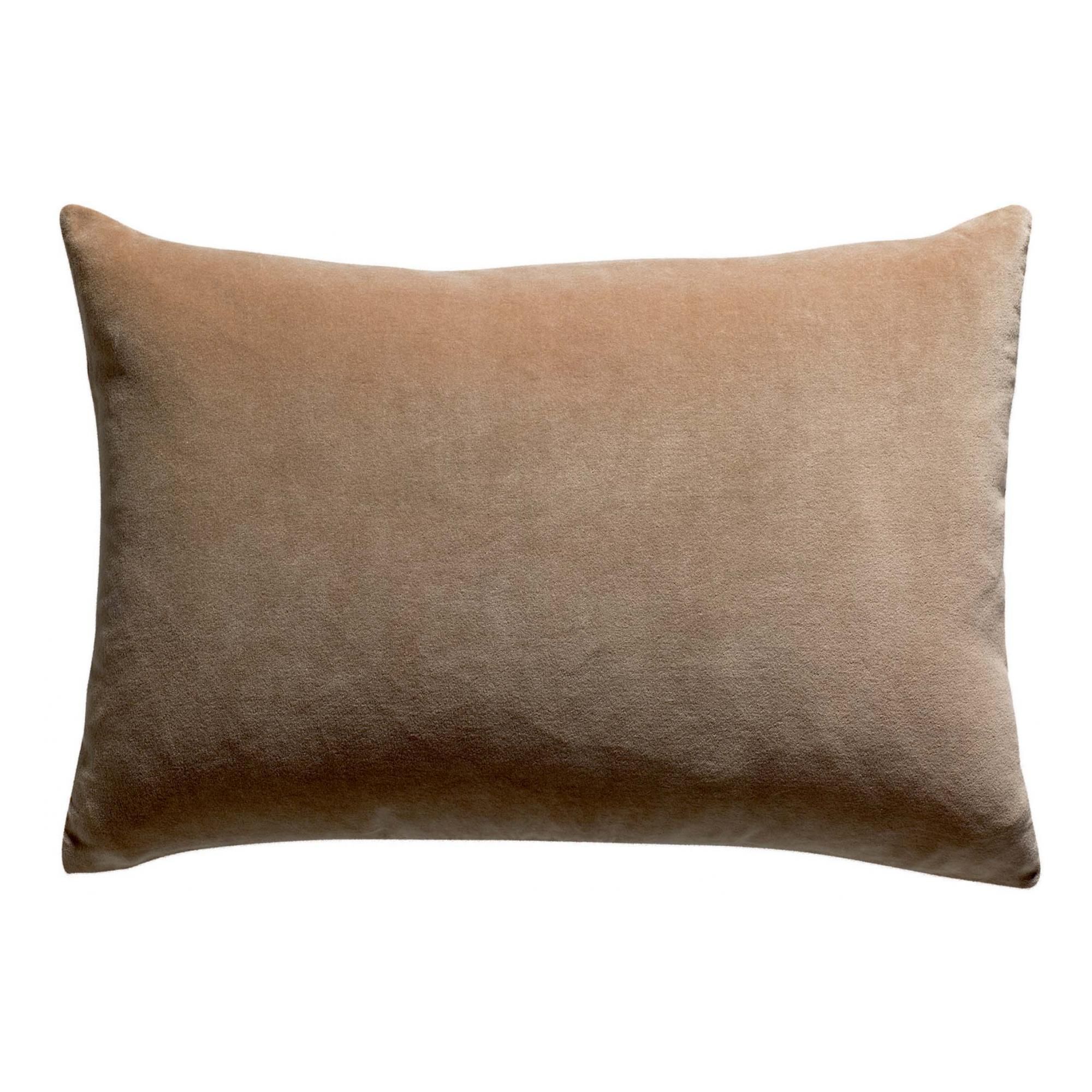 Coussin uni Elise Camel 40 x 65