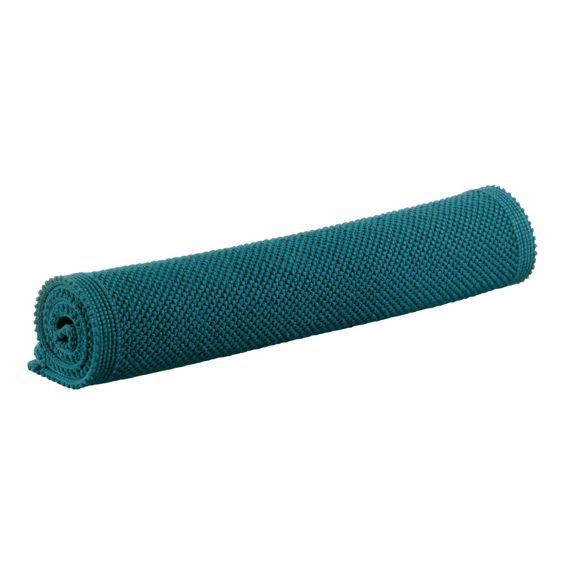 Tapis de bain uni Etia Paon 54 x 64