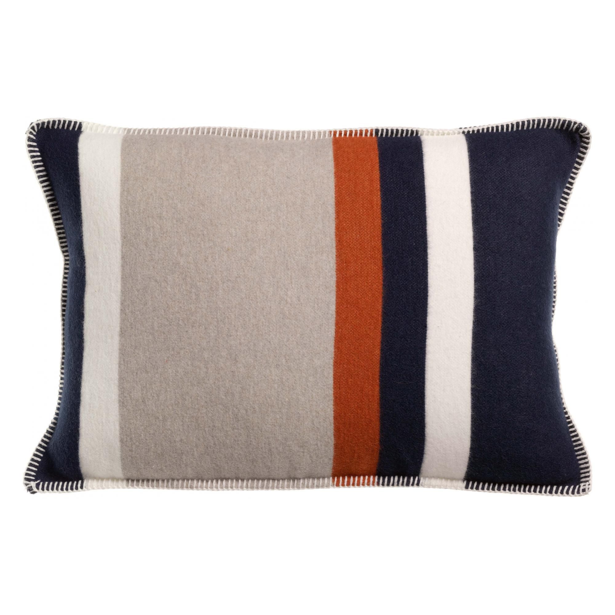 Coussin jacquard recyclé Gioia Marine 40 x 65