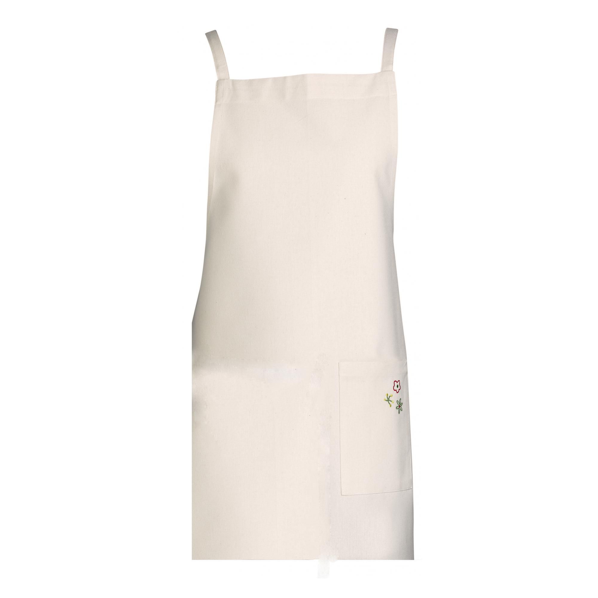 Tablier de cuisine Gardenia recyclé Ecru 110 x 80