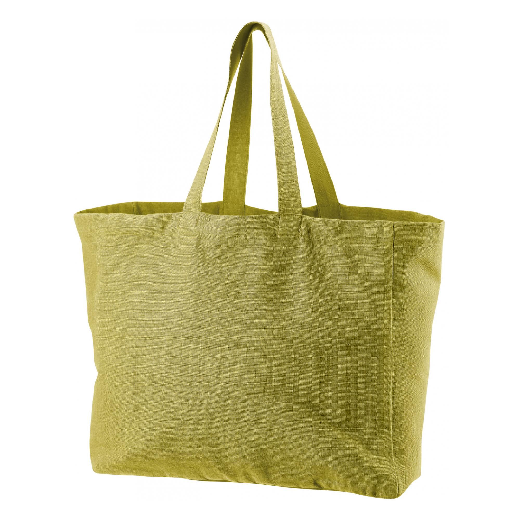 Sac shopping recyclé Grace Vert jardin 35 x 40 x 15 cm