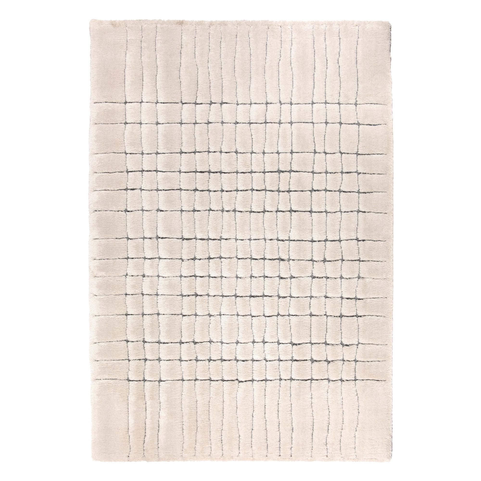 Tapis recyclé Antonio Neige 160 x 230 x 2