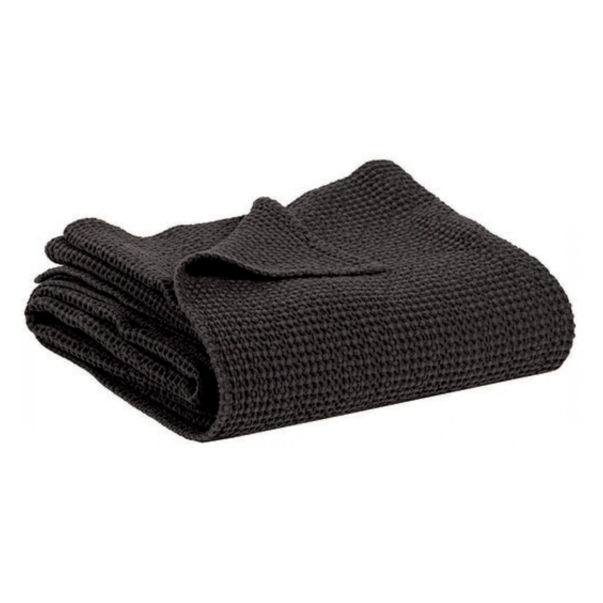 Jeté recyclé Maia Carbone 180 x 260