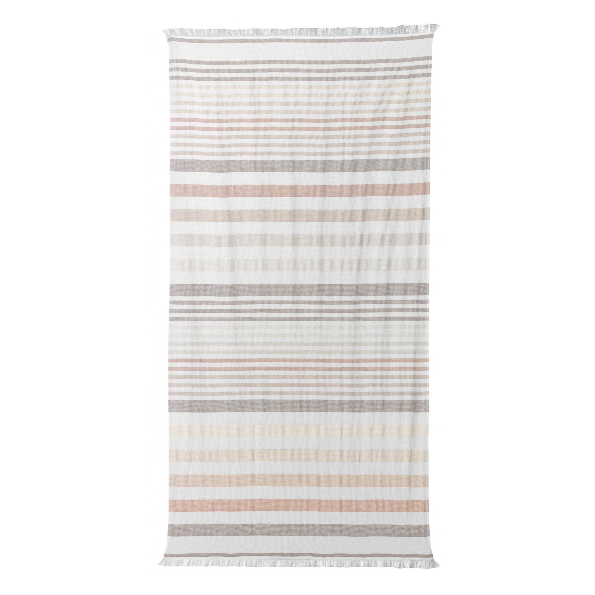 Drap hammam recyclé Samoa Naturel 100 x 200