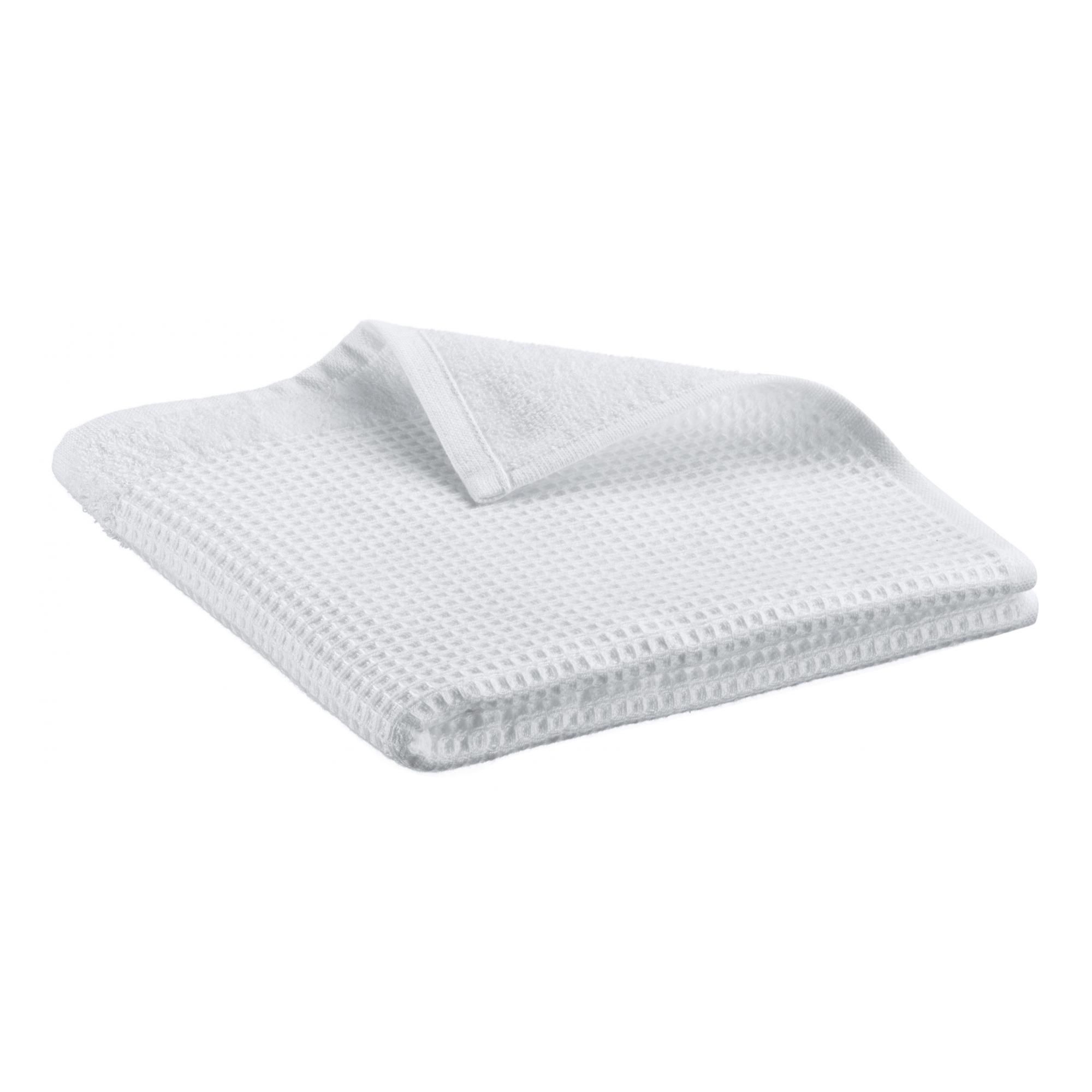 Drap de douche recyclé Abby Blanc 70 x 130