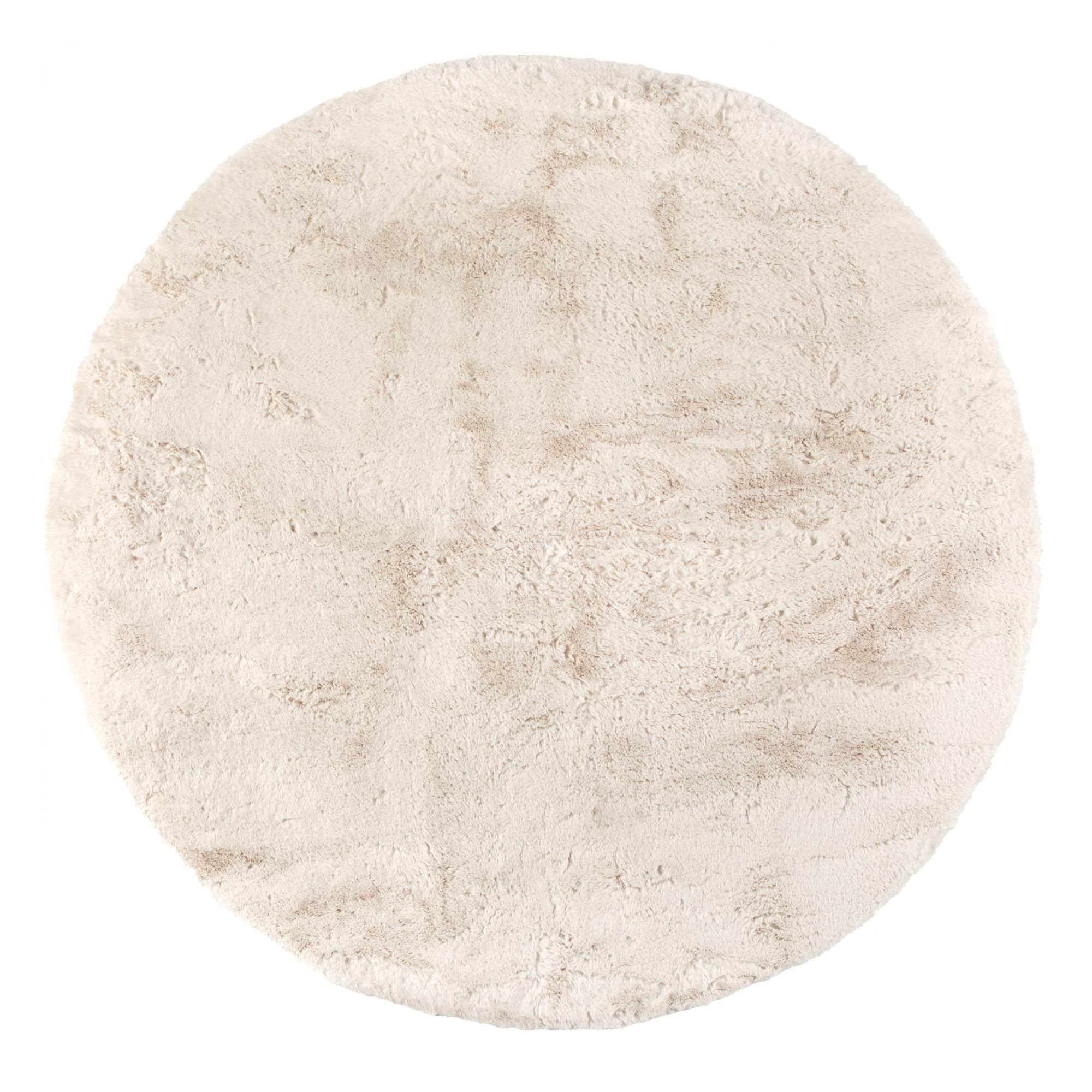 Tapis Eddy Ivoire diamètre 120 cm