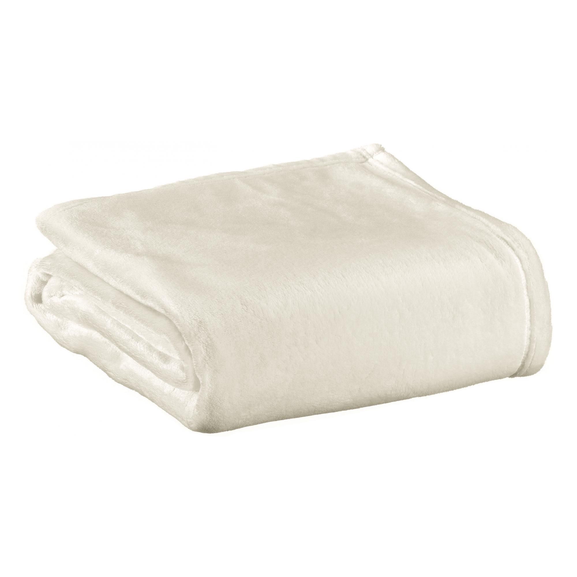 Plaid recyclé Théo Neige 130 x 160