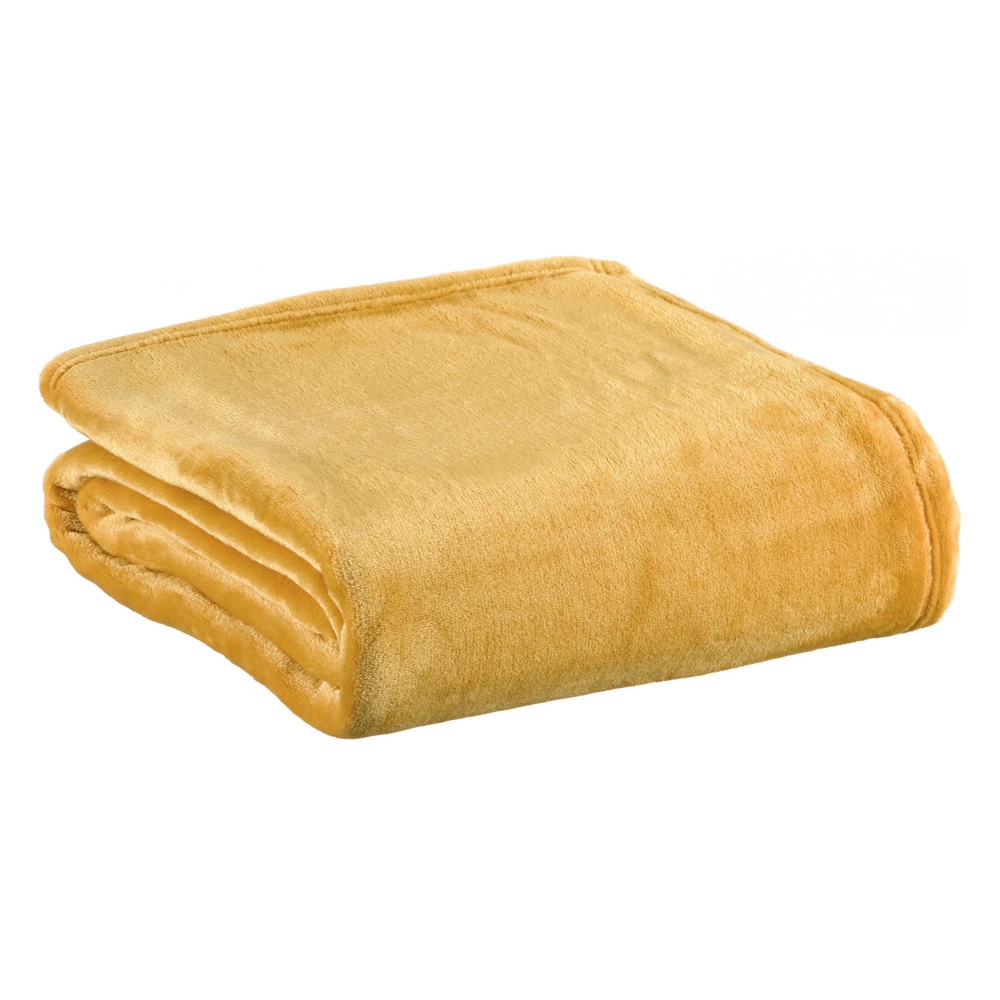 Plaid recyclé Théo Bronze 130 x 160