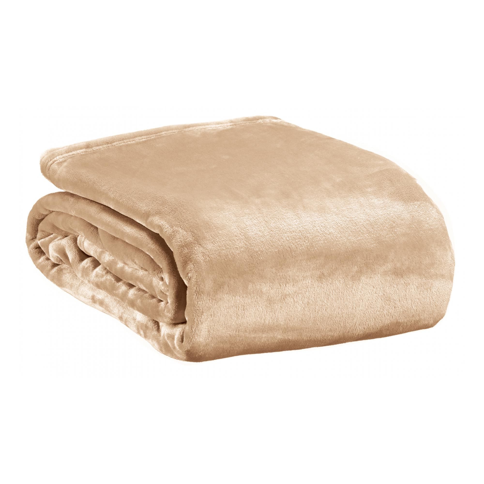 Jeté de lit recyclé Théo Naturel 230 x 250