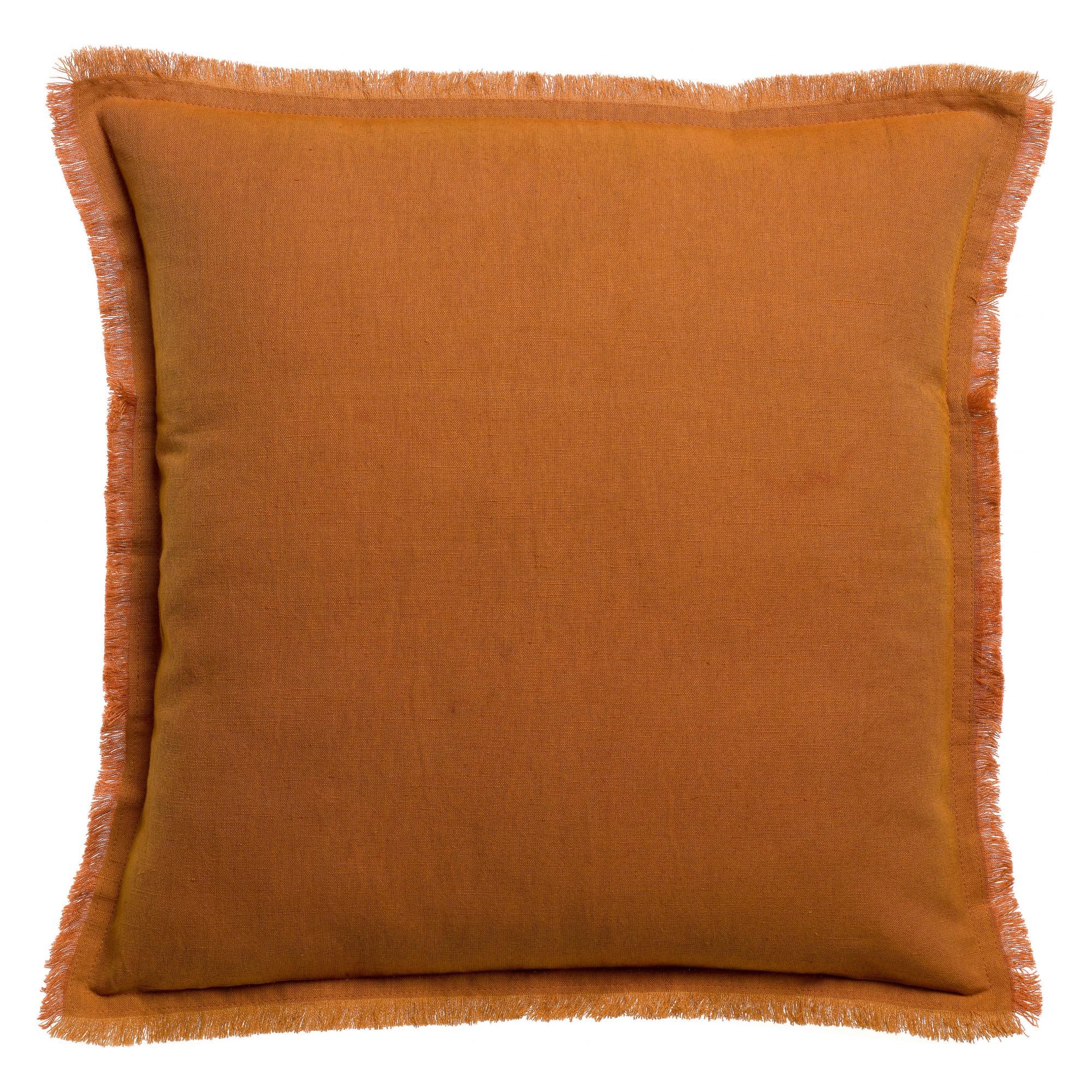Coussin uni Laly Cuivre 45 x 45