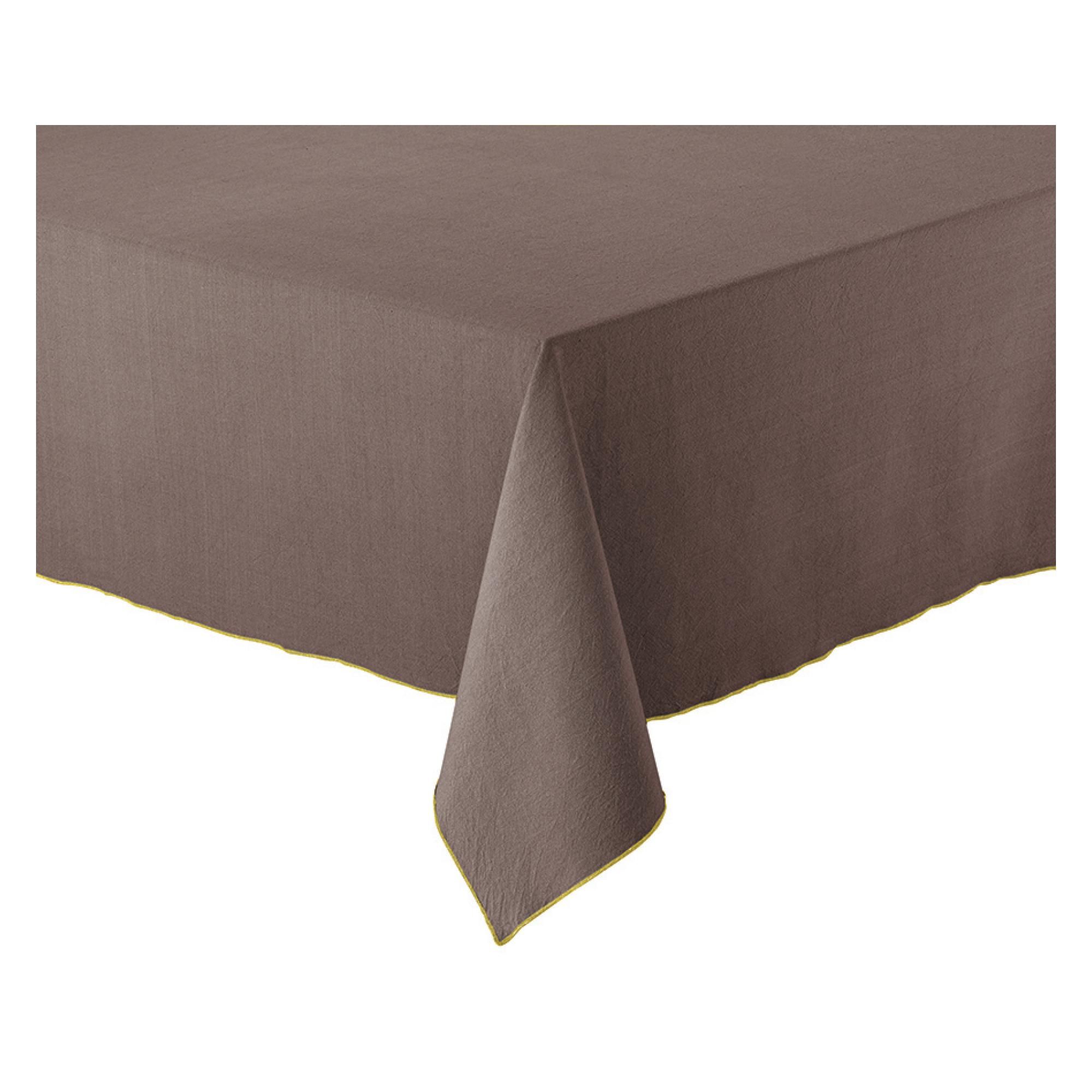 Nappe recyclée Grace Café 140 x 250