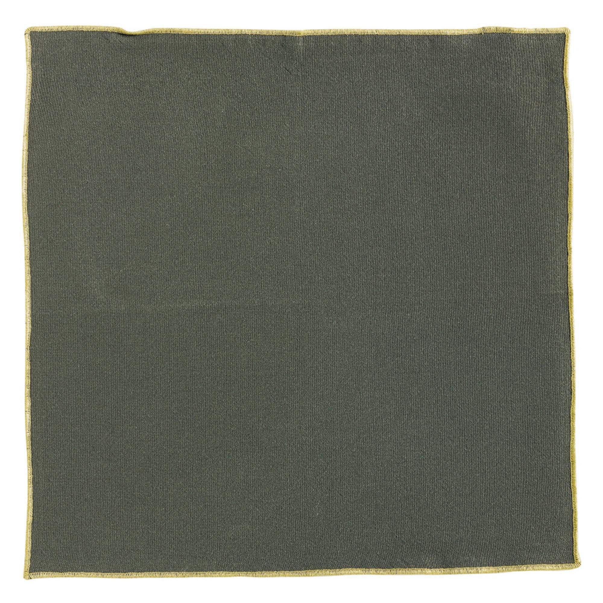 Serviette de table recyclée Grace Forêt 40 x 40