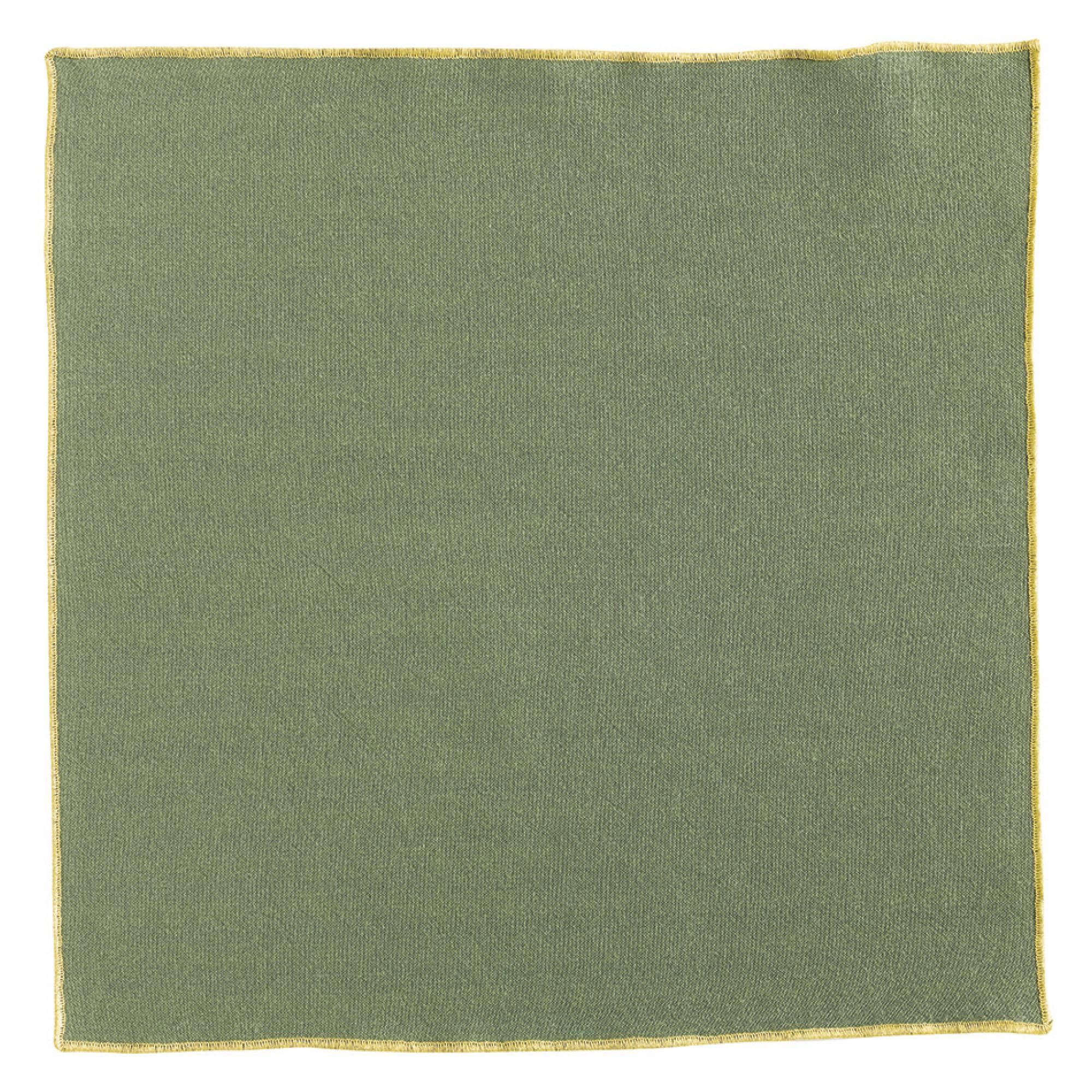 Serviette de table recyclée Grace Matcha 40 x 40