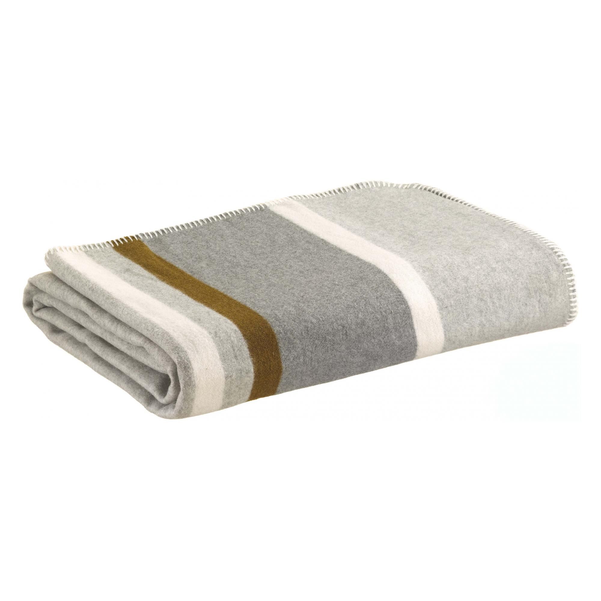 Jeté jacquard recyclé Gioia Perle 240 x 260