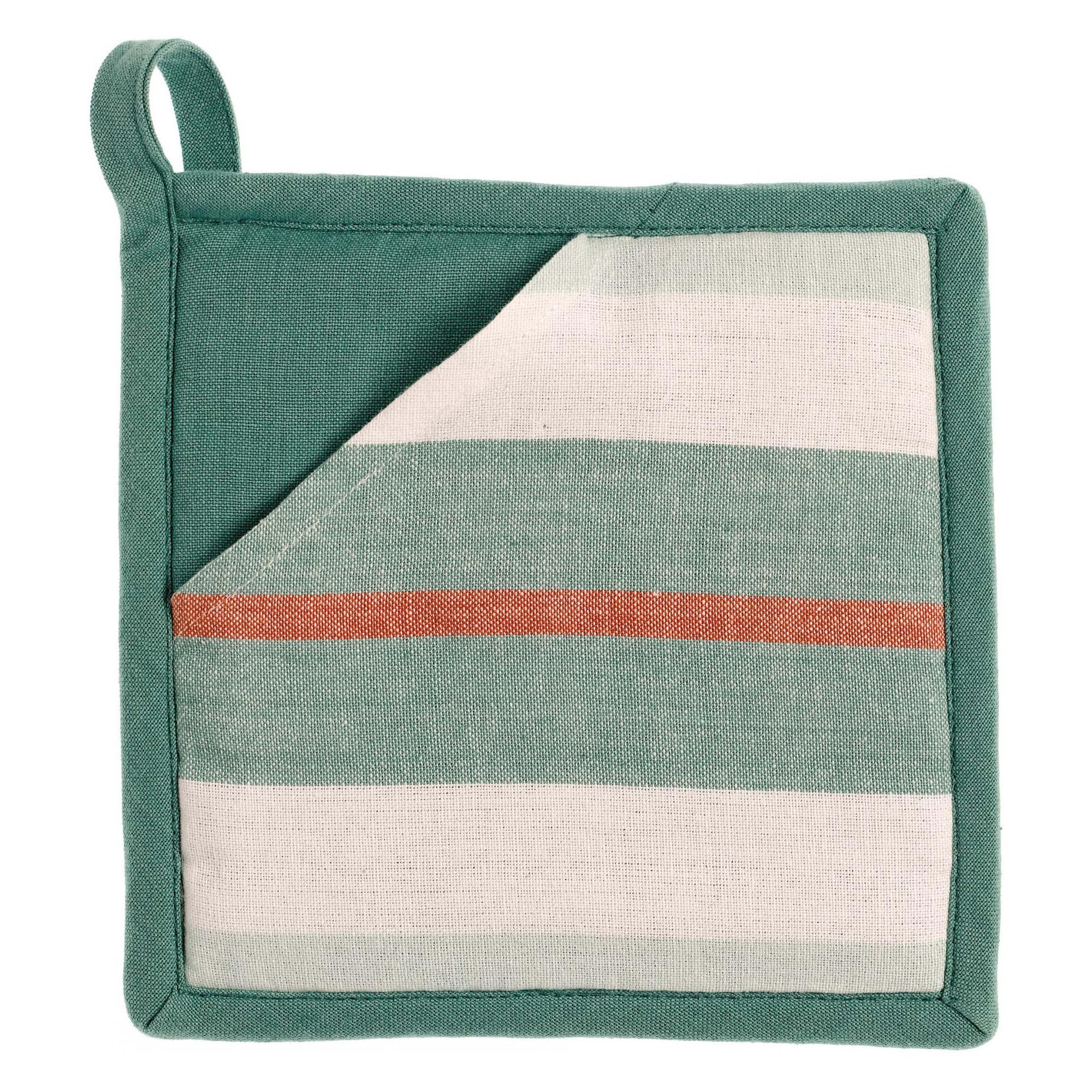 Manique 2 en 1 recyclée Yuna Vert eau 20 x 20