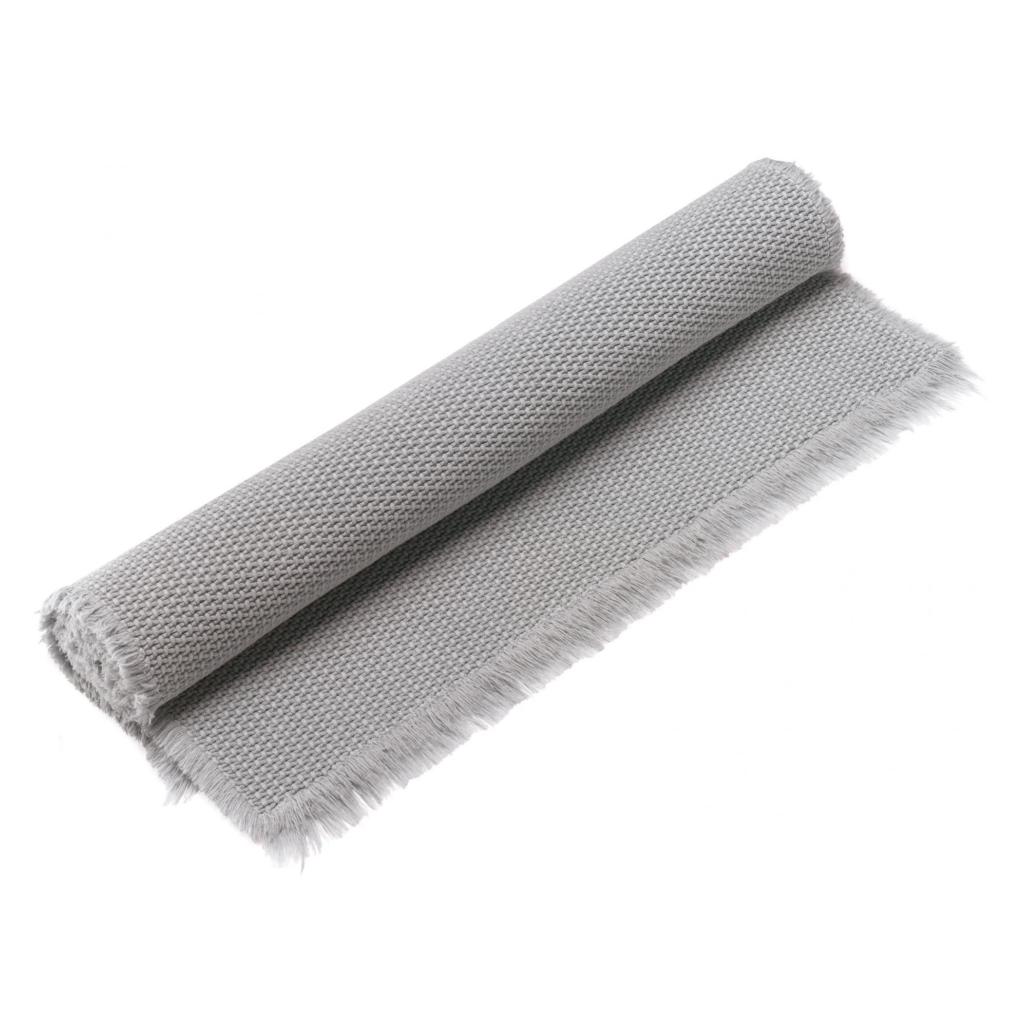 Tapis de bain uni Elly Perle 70 x 140
