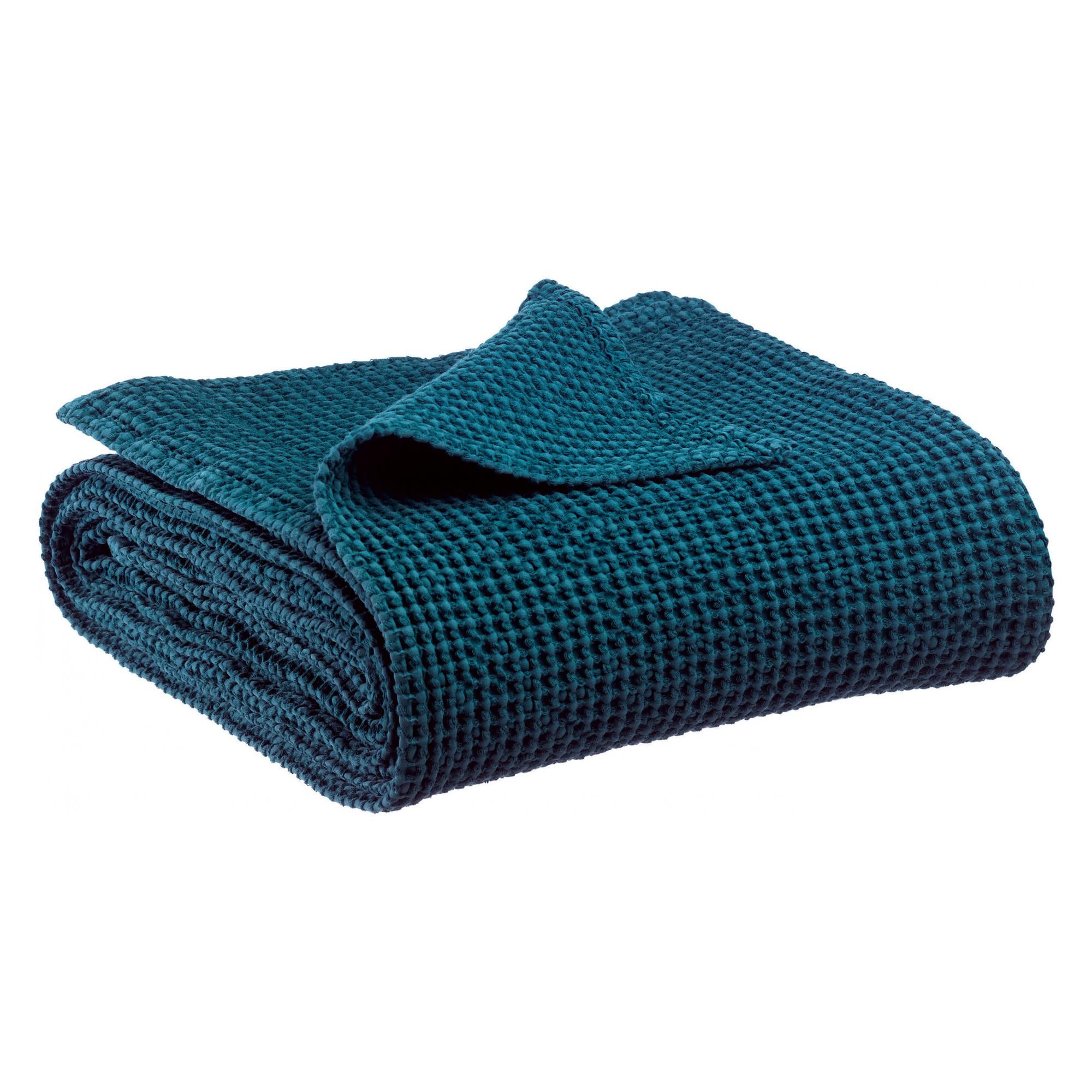 Jeté recyclé Maia Indigo 260 x 260