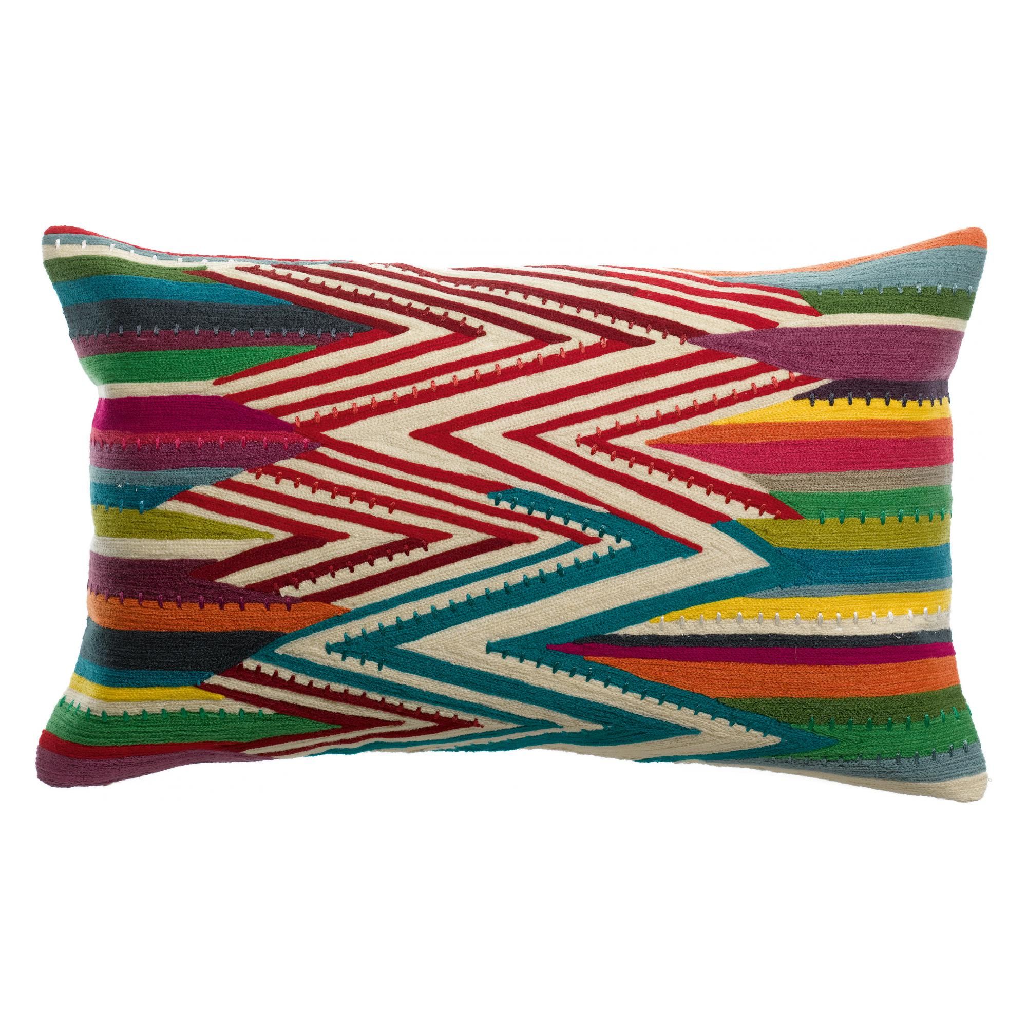 Coussin brodé Zuma Multico 30 x 50