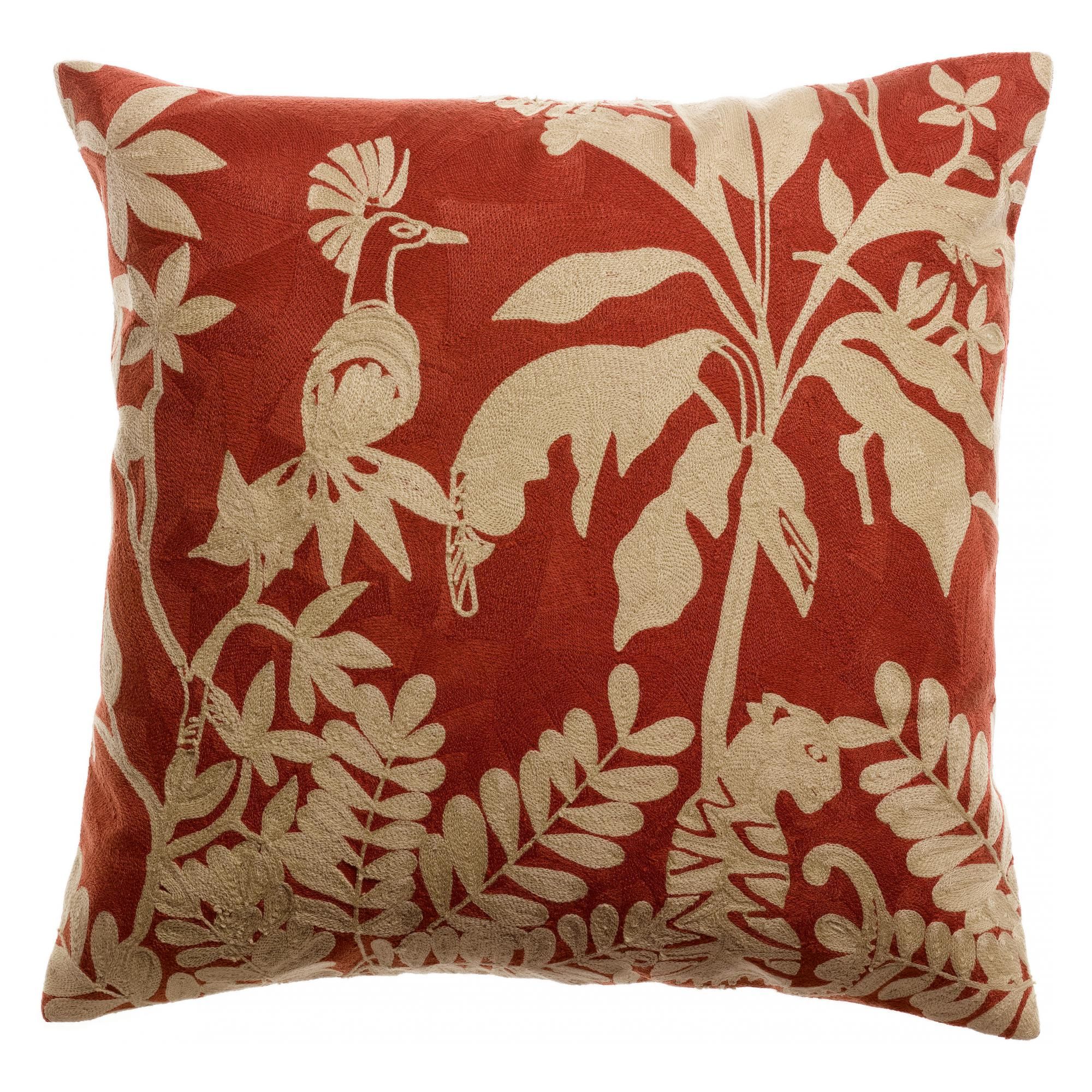 Coussin brodé Raki Rooibos 45 x 45