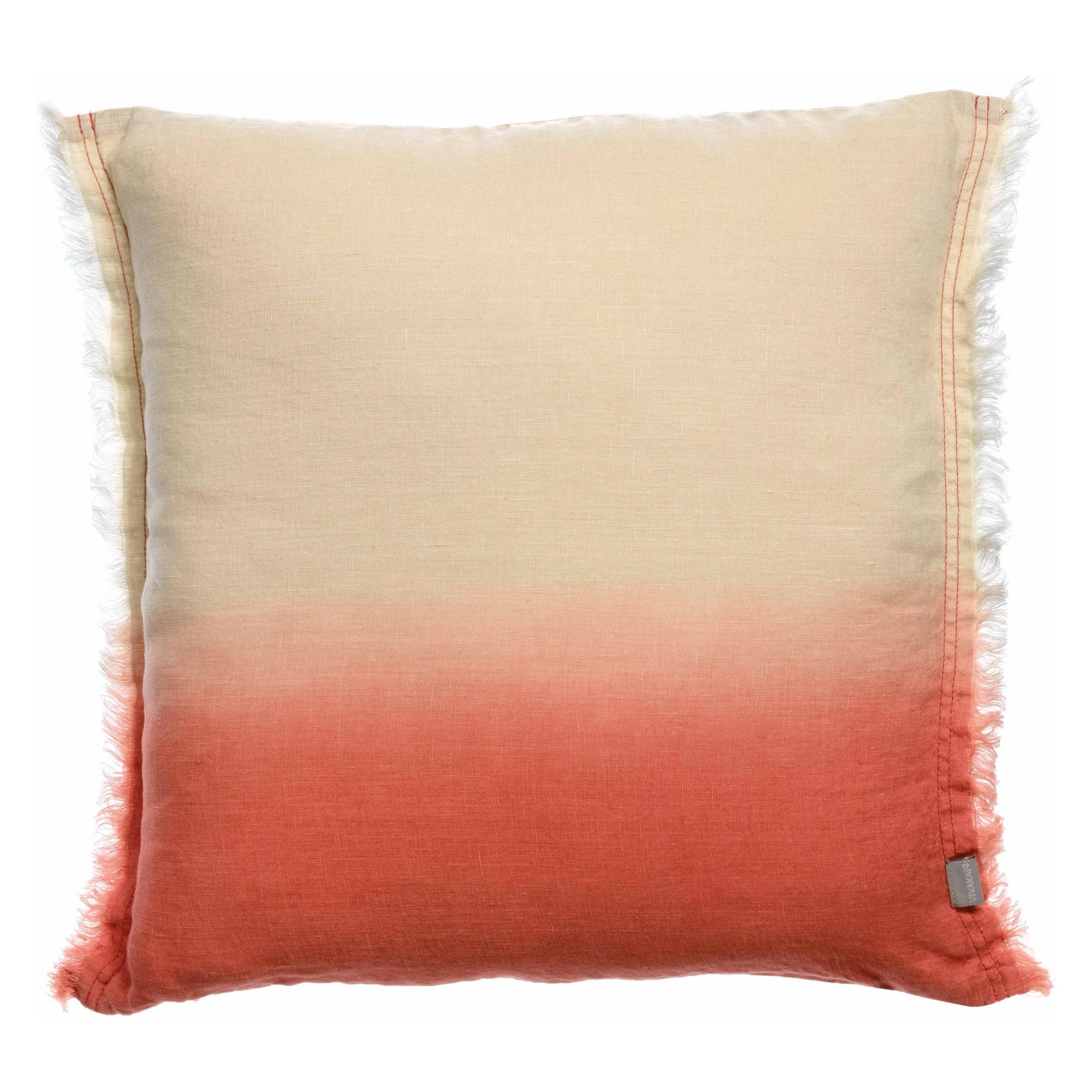 Coussin Zeff Shade Pêche 45 x 45