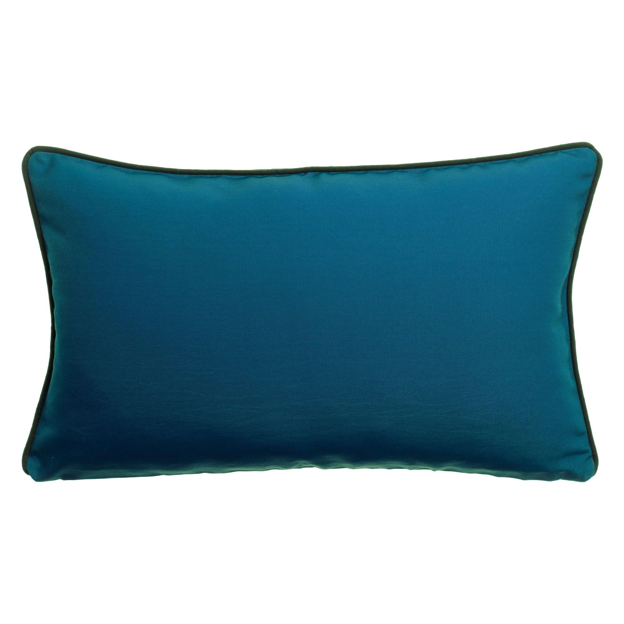 Coussin uni Alga outdoor Indigo 30 x 50