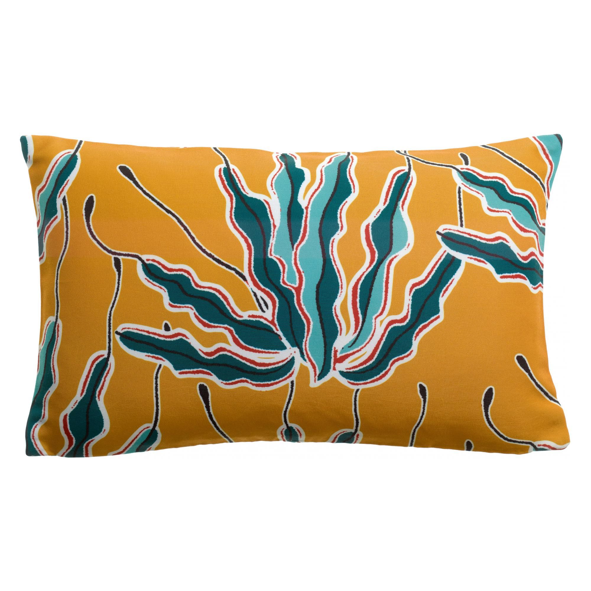 Coussin imprimé Alga outdoor Bronze 30 x 50