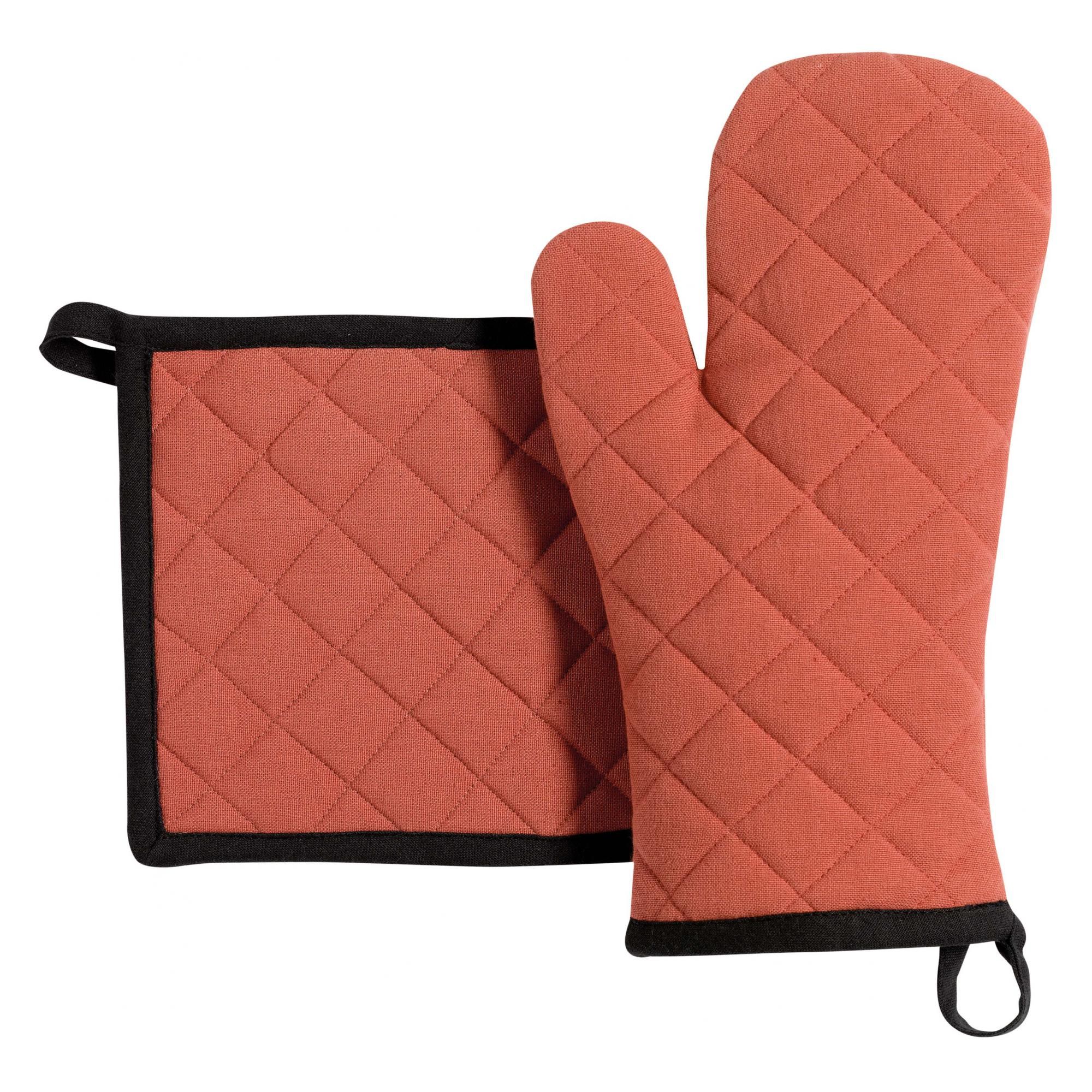 Lot Gant de cuisine/Manique recyclé Grace Tomette 18 x 32