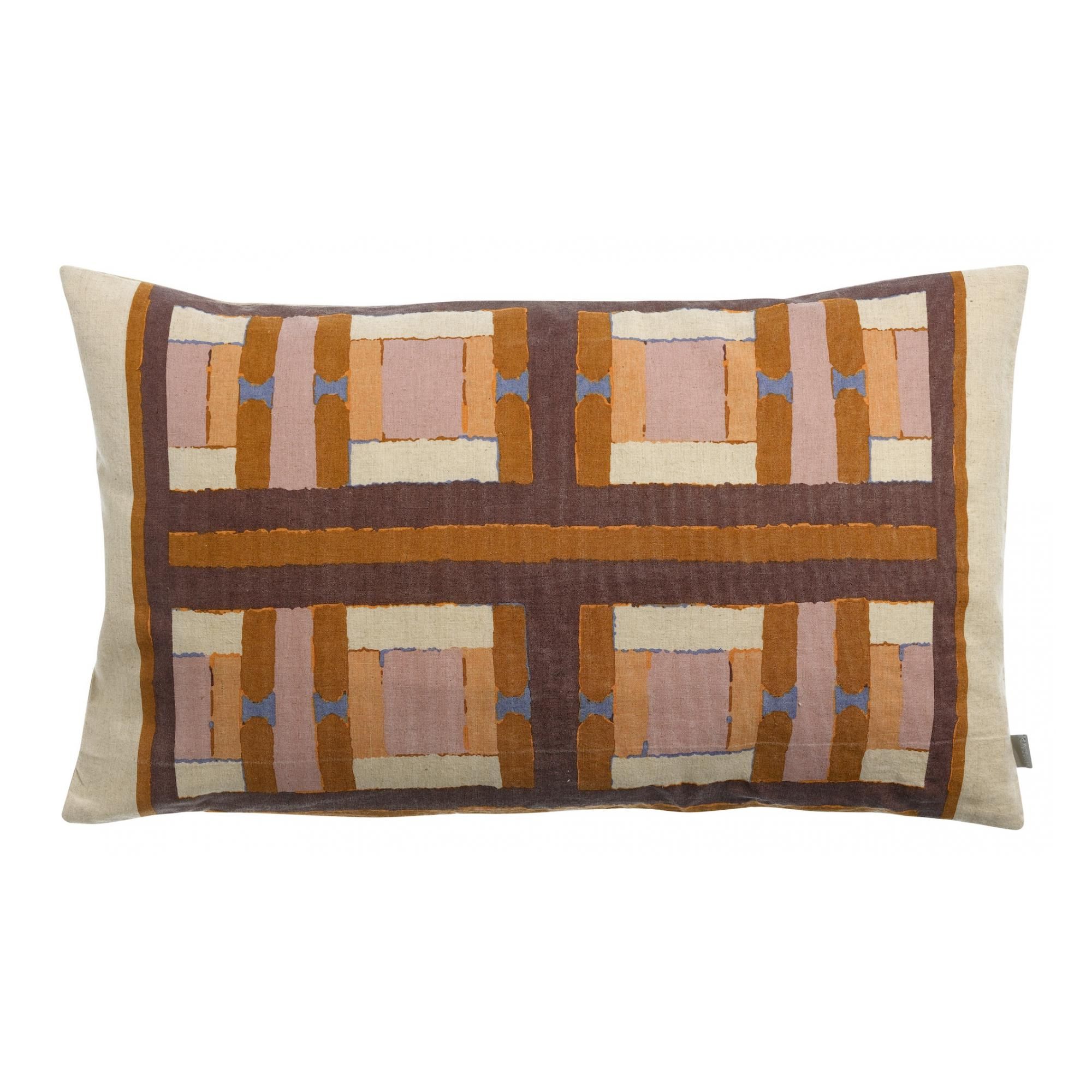 Coussin imprimé Taho Cuivre 40 x 65