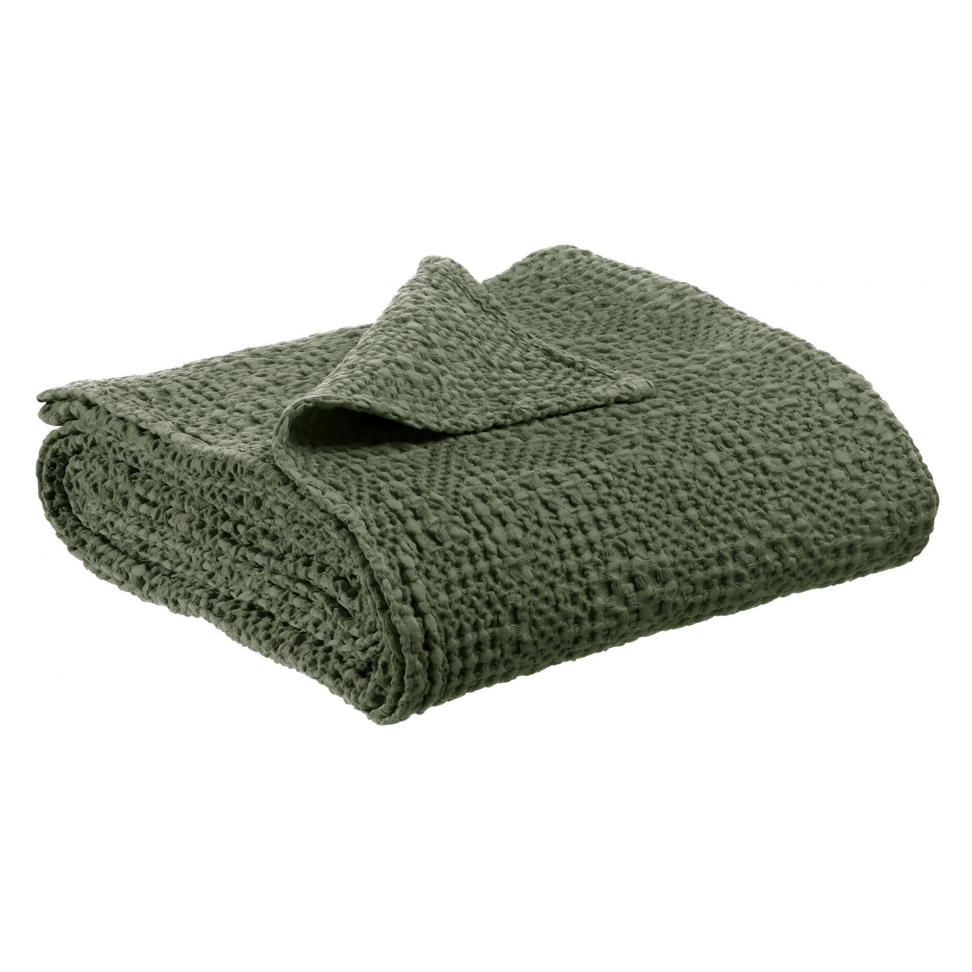 Plaid Tana Olive 140 x 200