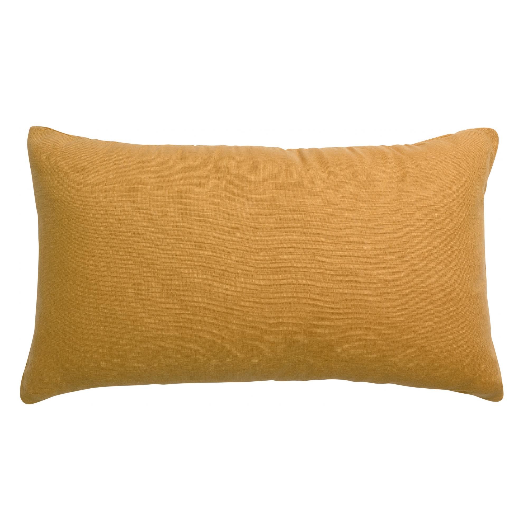 Coussin uni Zeff Ocre 30 x 50