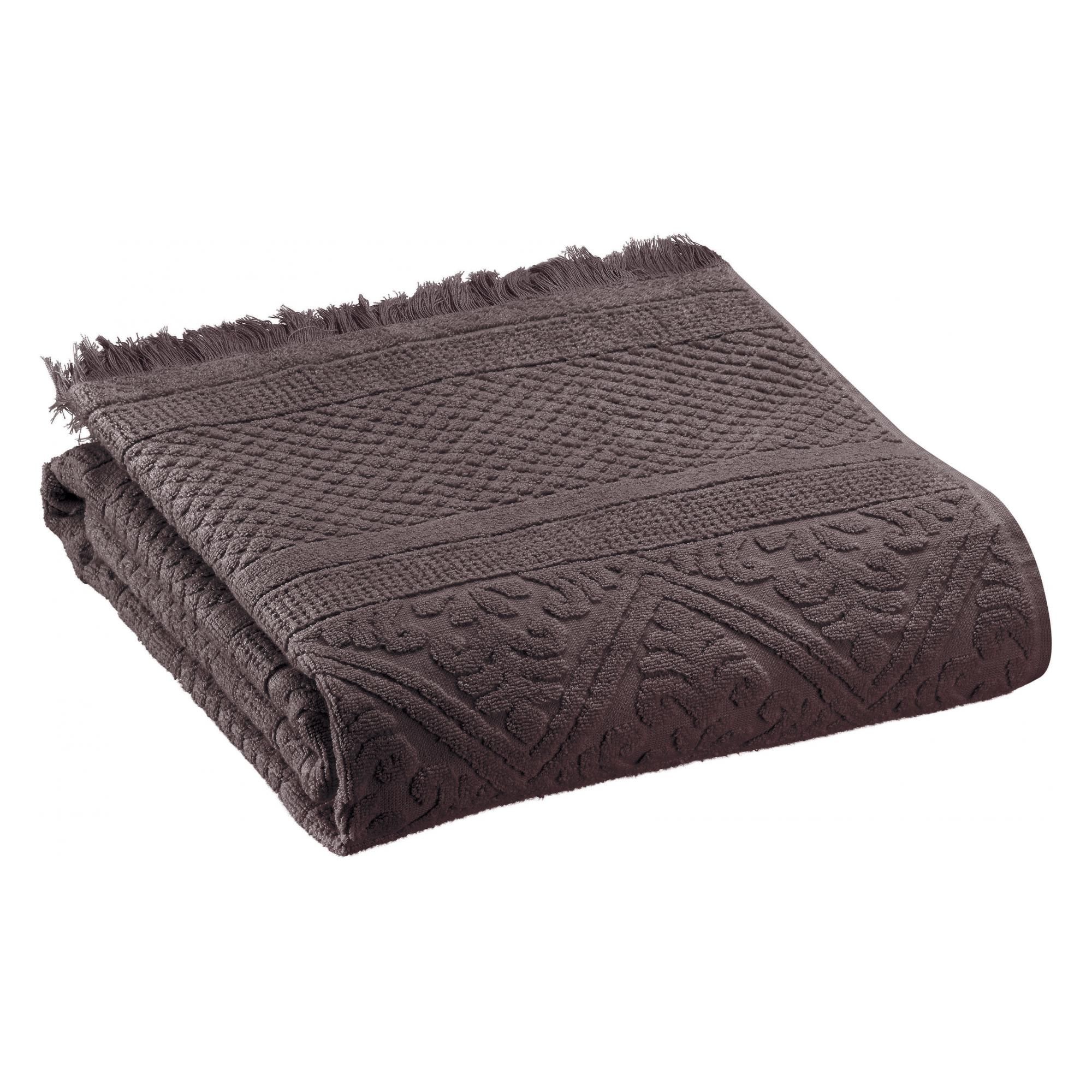 Drap de douche Zoé Ébène 70 x 140