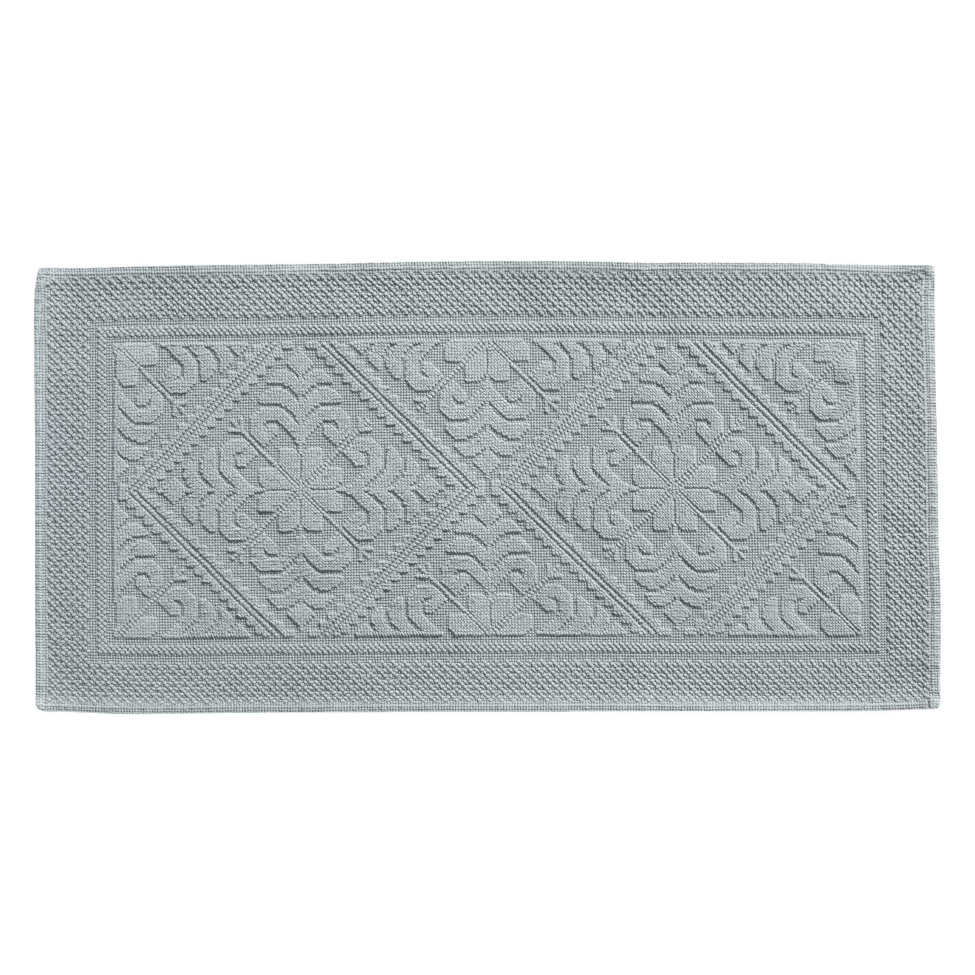 Tapis de bain uni Enzo Jade 54 x 110