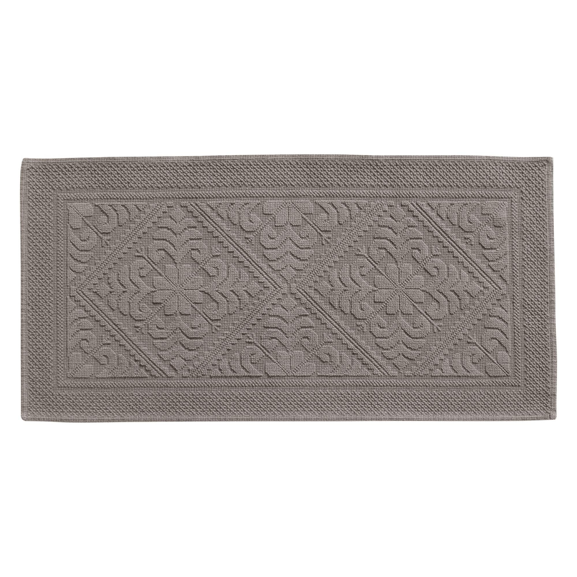 Tapis de bain uni Enzo Chamois 54 x 110