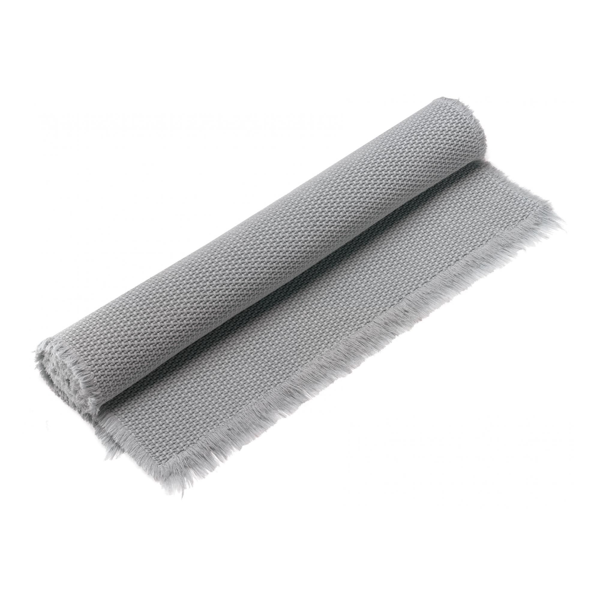 Tapis de bain uni Elly Perle 54 x 64