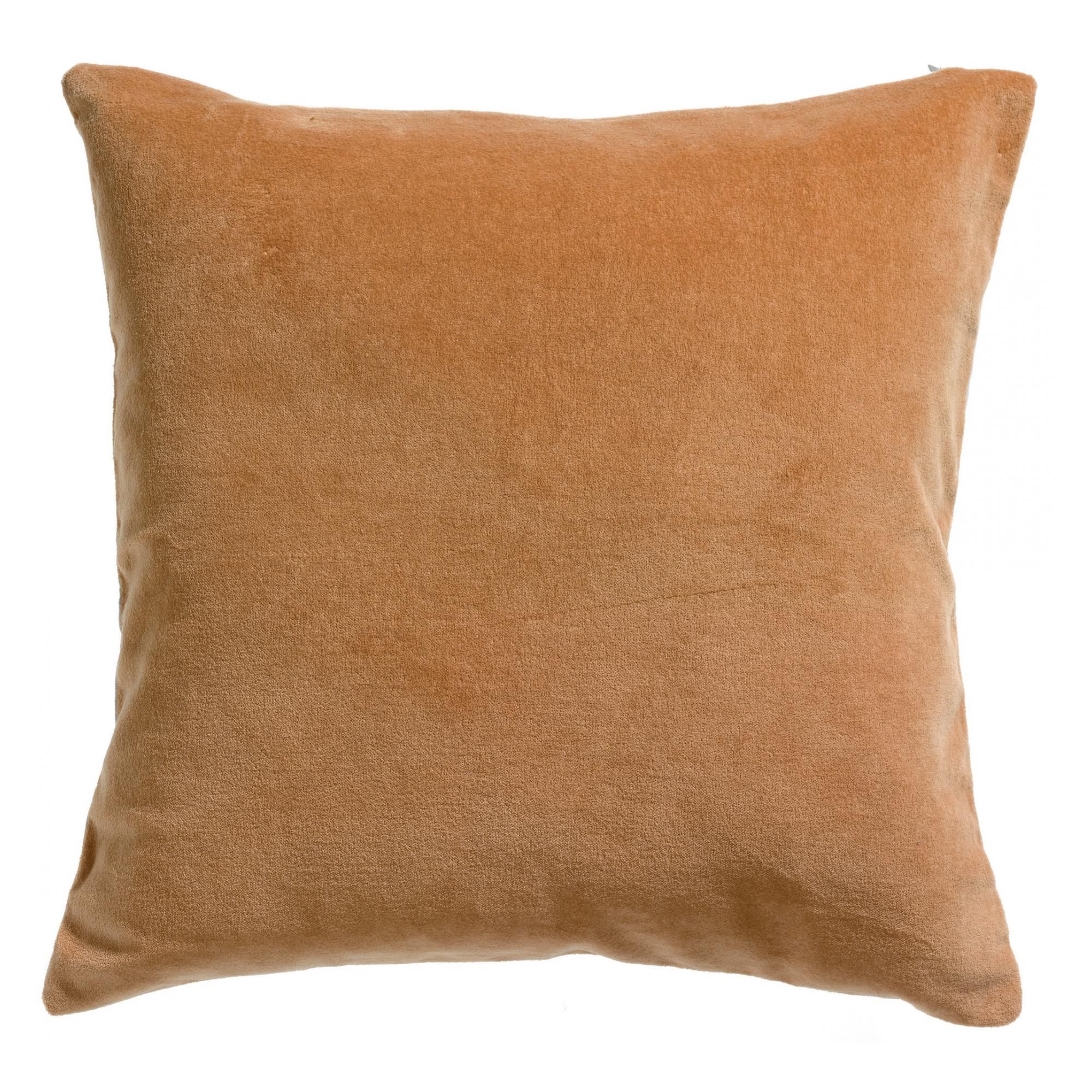 Coussin uni Elise Ocre 45 x 45