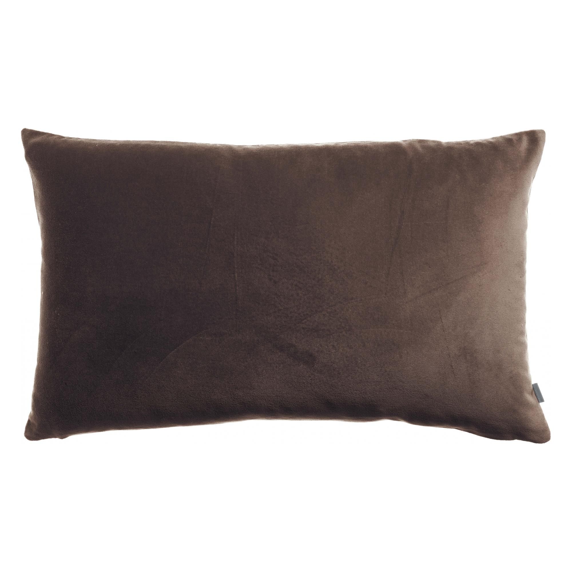 Coussin uni Elise Ébène 40 x 65