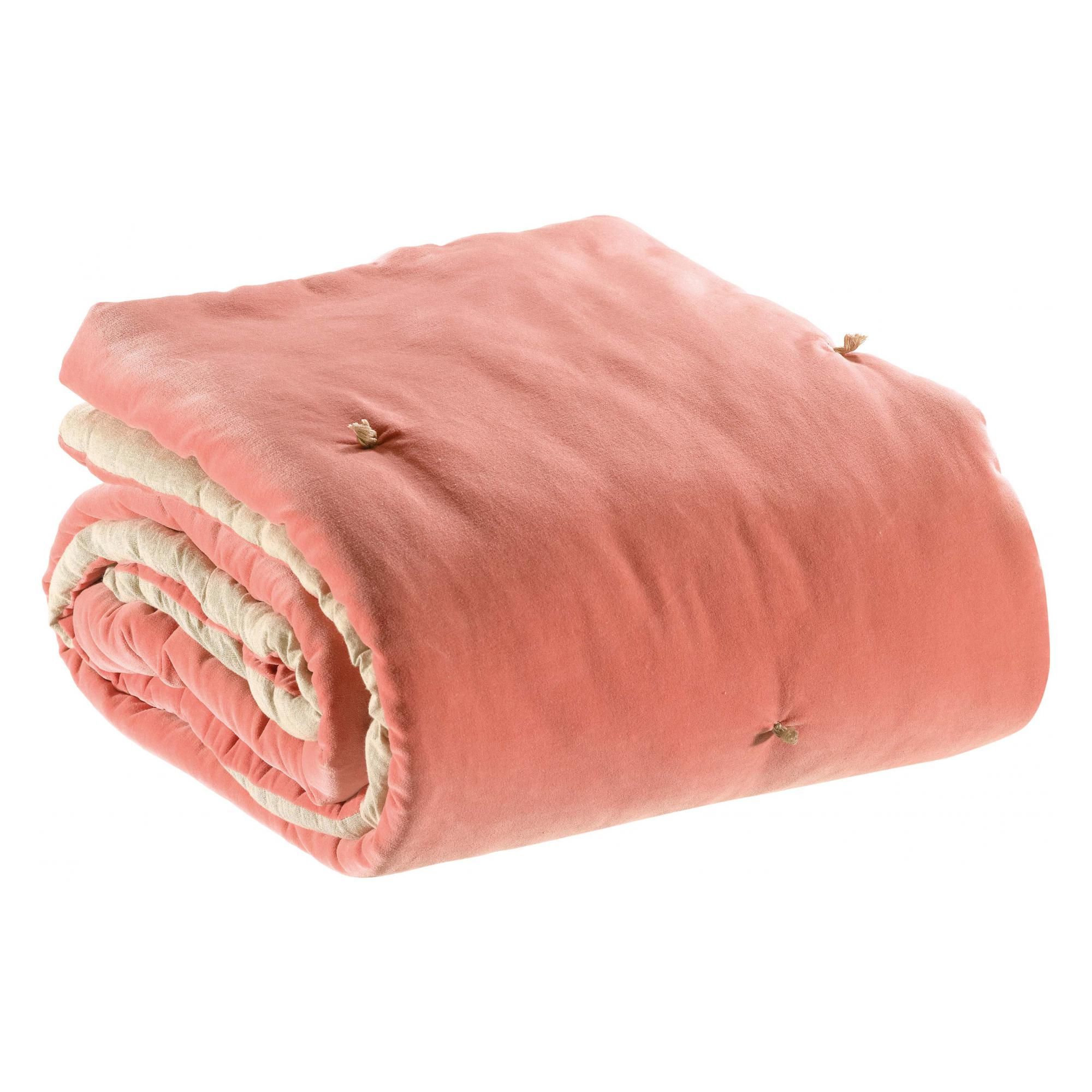 Plaid points noués Elise Pêche 140 x 200