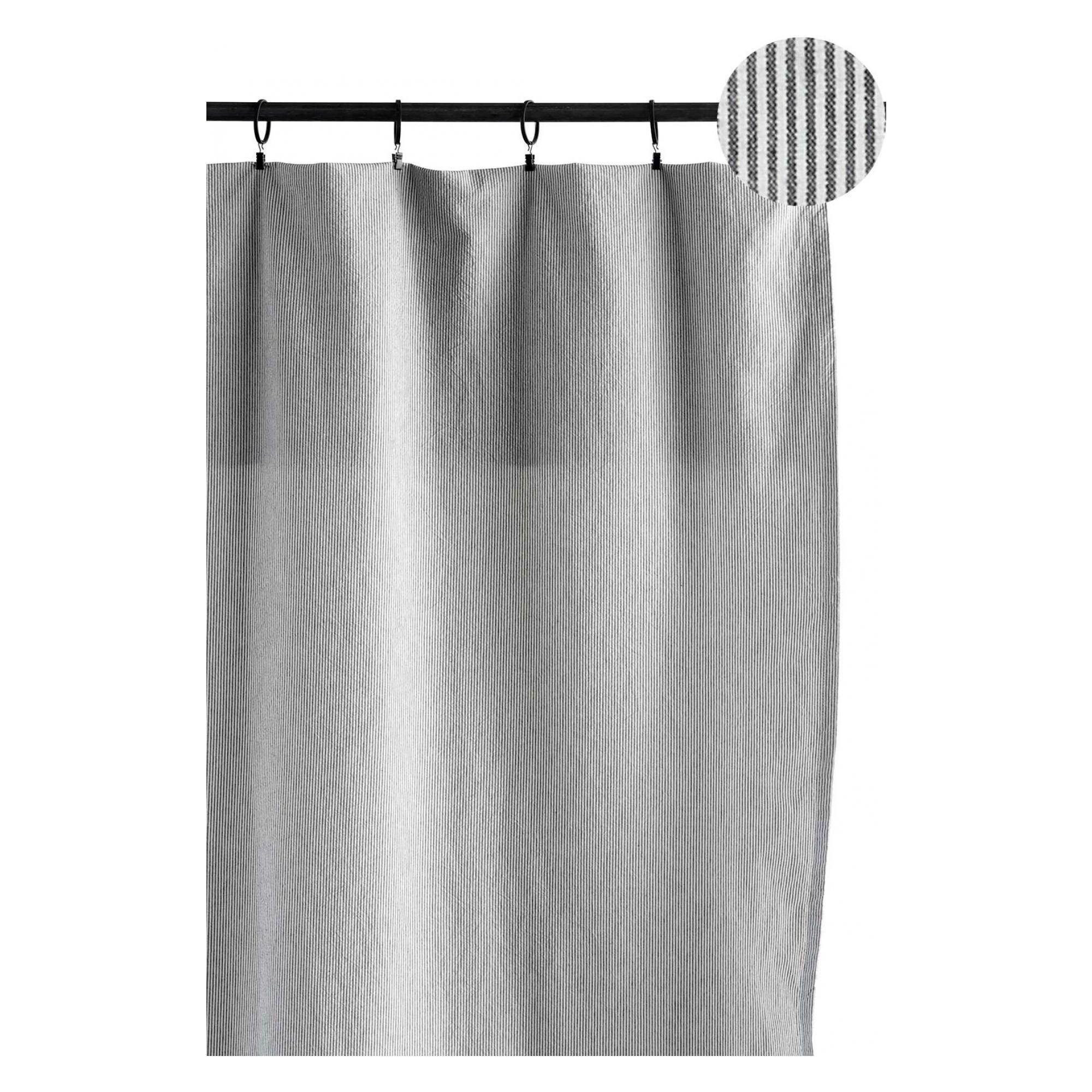 Rideau Finette Caviar 280 x 140