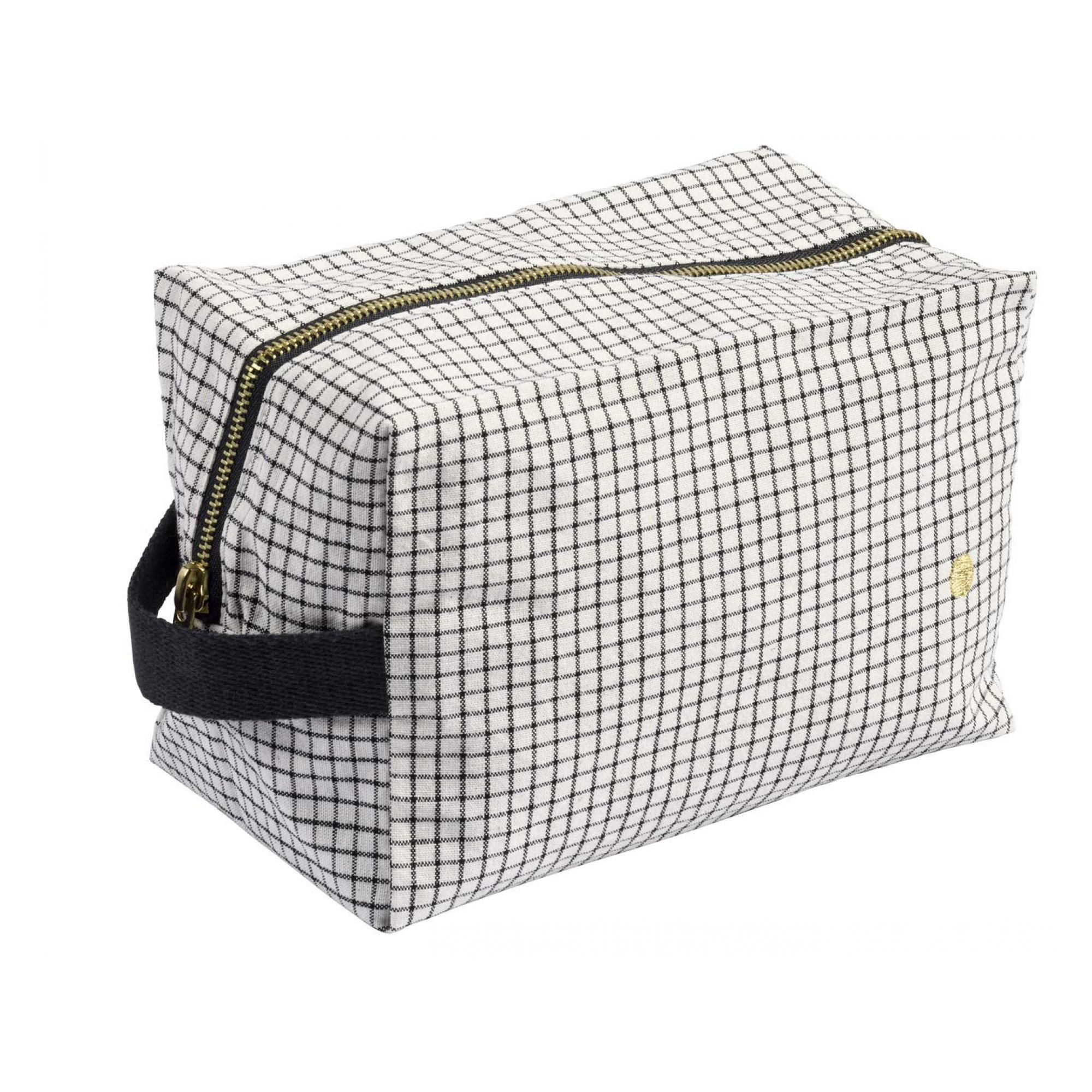 Trousse cube Gustave Caviar 22 x 14 x 10,5