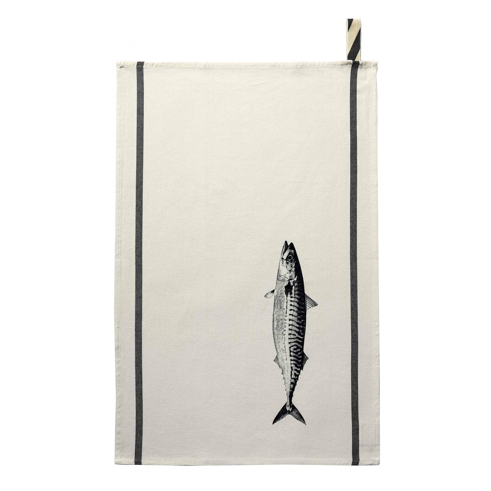 Torchon Maquereau Bright Blue Ecru 70 x 50