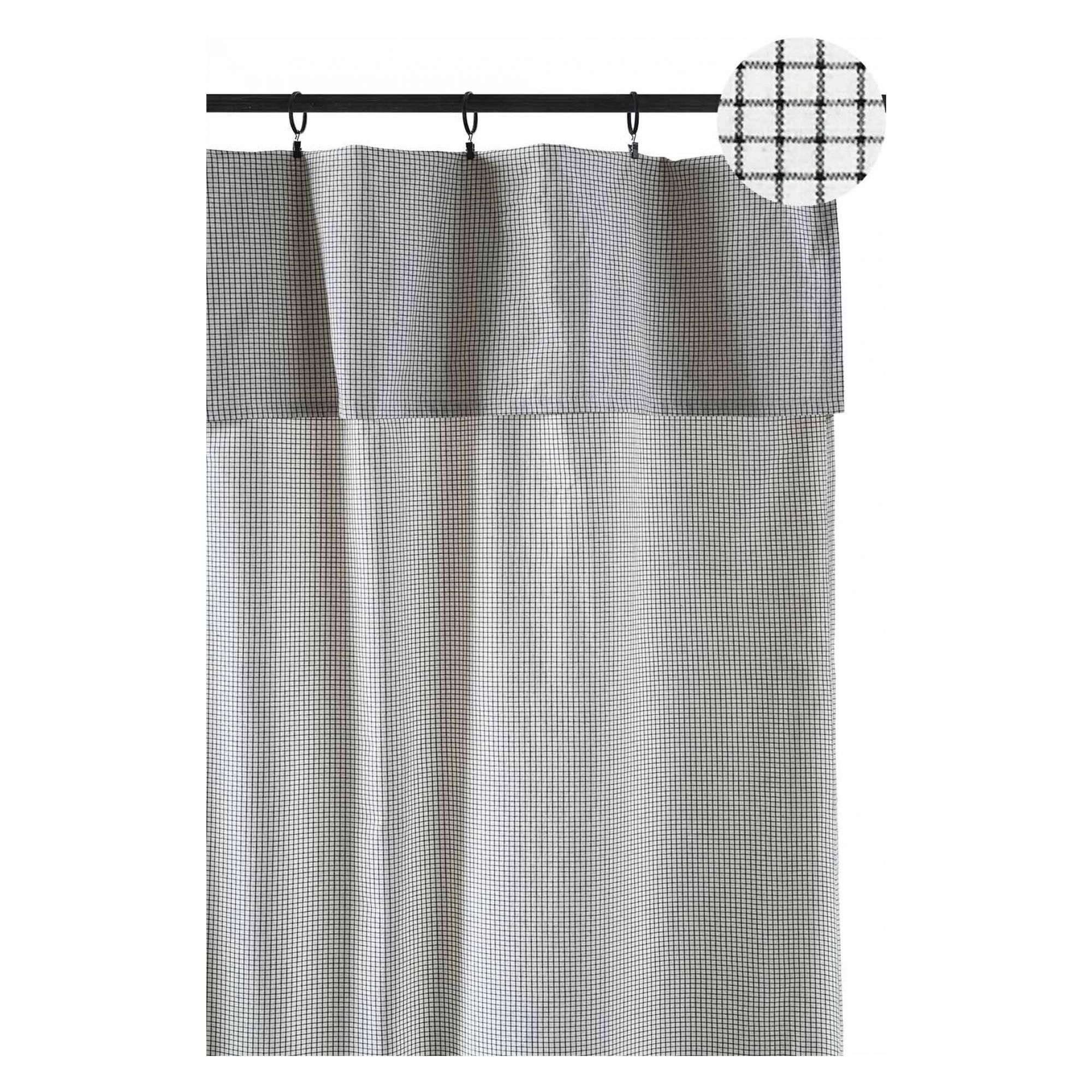 Rideau Gustave Caviar 280 x 140