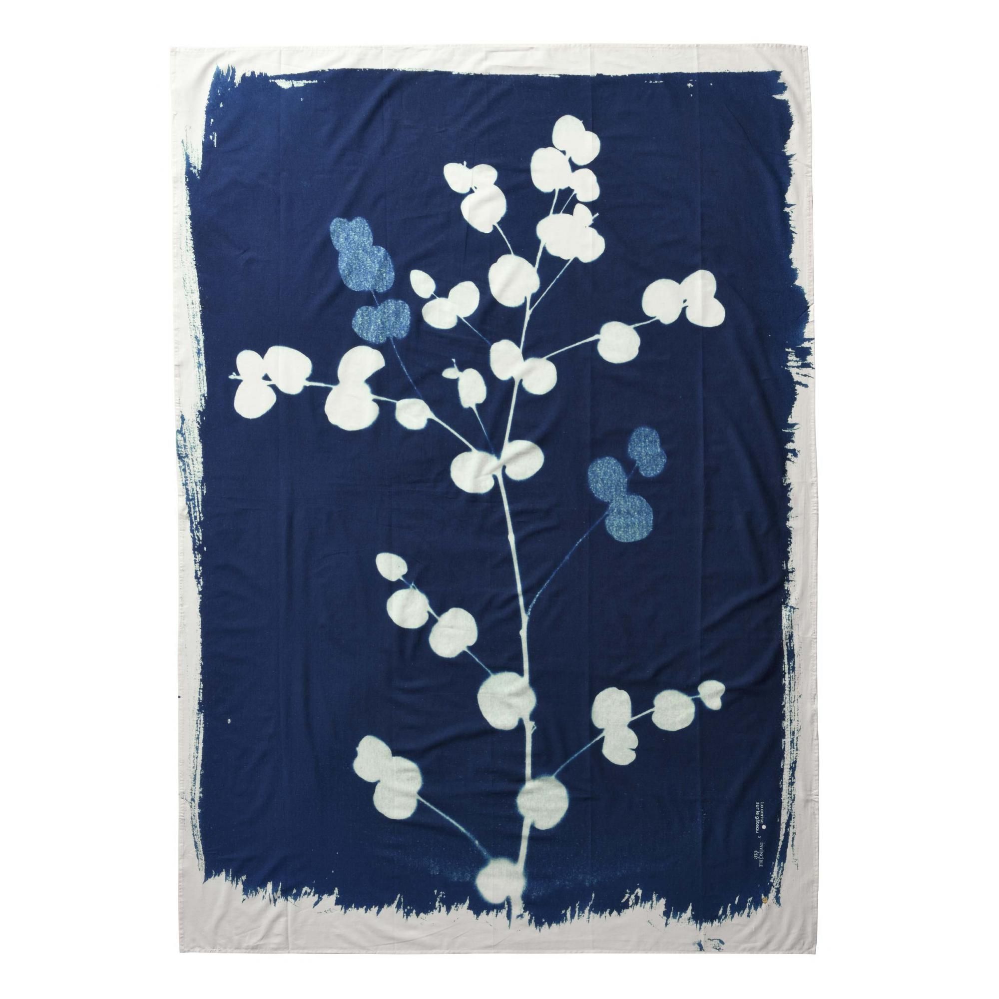 Paréo Eucalyptus Bleu 180 x 130